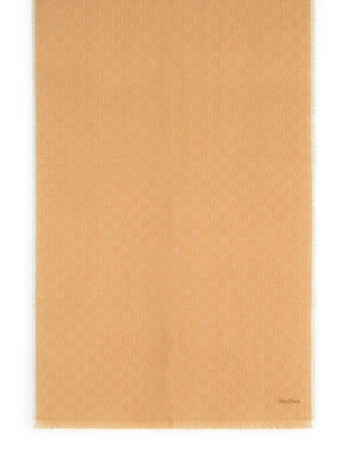 Max Mara MAX MARA 'Magico' Camel Virgin Wool Scarf Size ONE SIZE - 1 Thumbnail