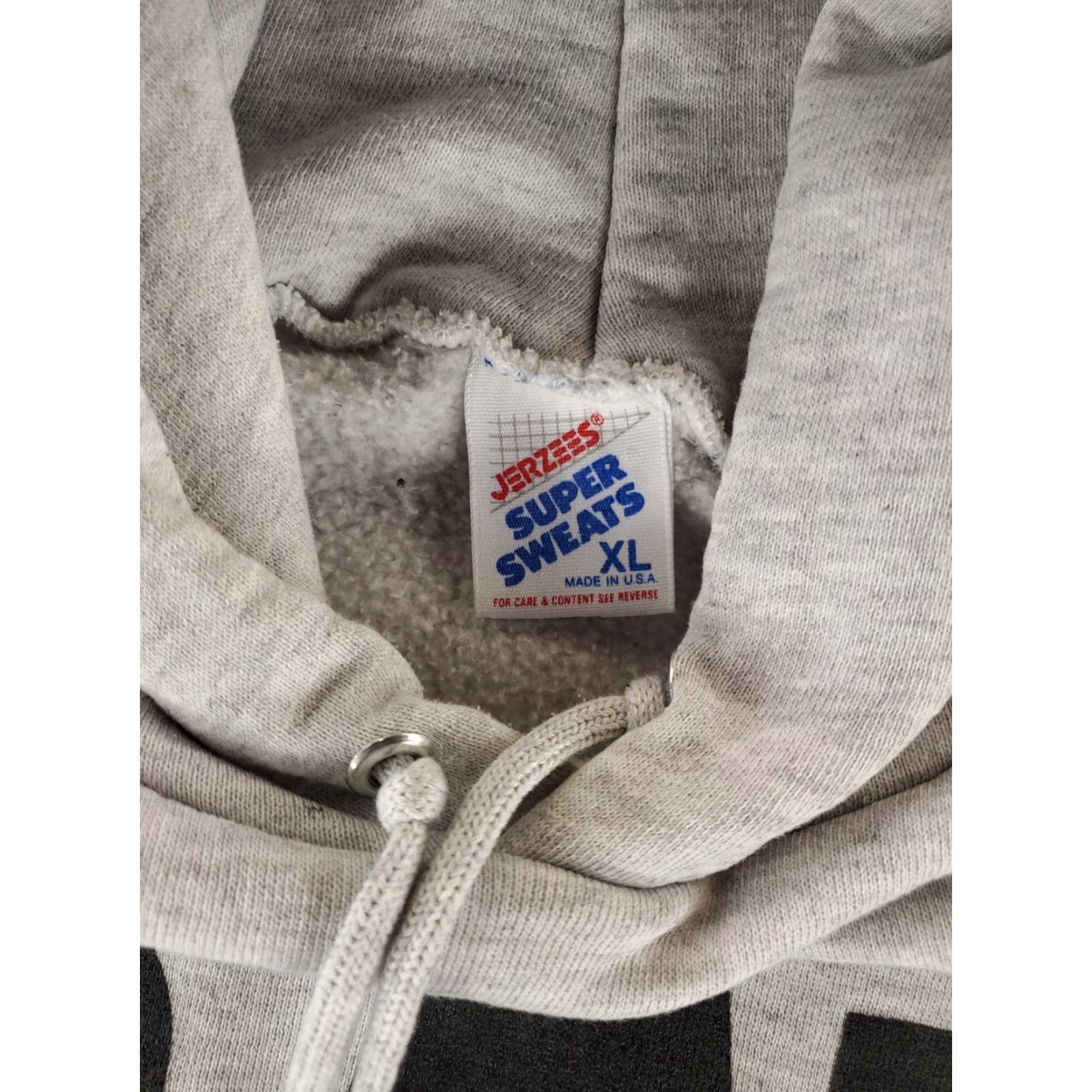 Jerzees VINTAGE Jerzees Super Sweats VTG 90s CAT Caterpillar Gray Hoodie Sweatshirt USA Mens XL Men Hoodie Gray Pullover CAT Caterpillar 90s Mens XL Size US XL / EU 56 / 4 - 4 Thumbnail