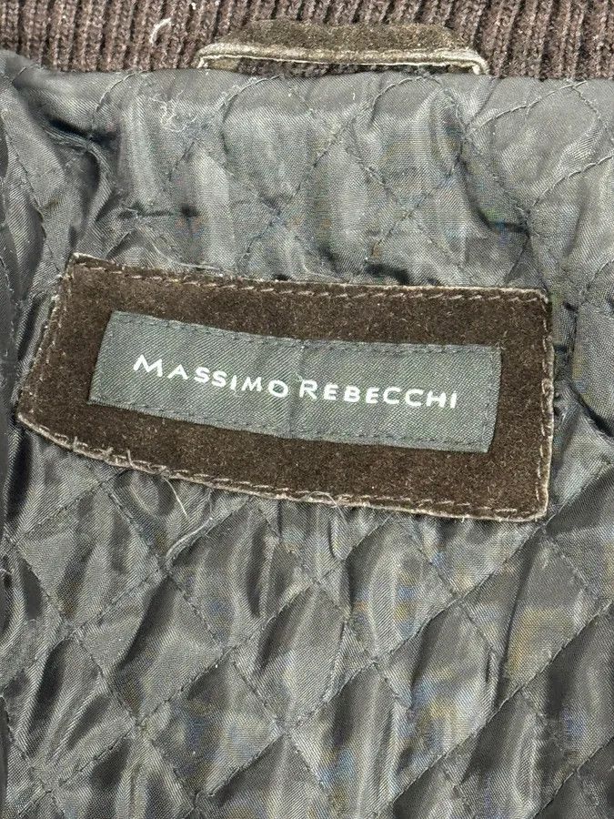 Vintage 2000s Massimo Rebechi Brown Suede Leather Jacket Size US M / EU 48-50 / 2 - 10 Thumbnail