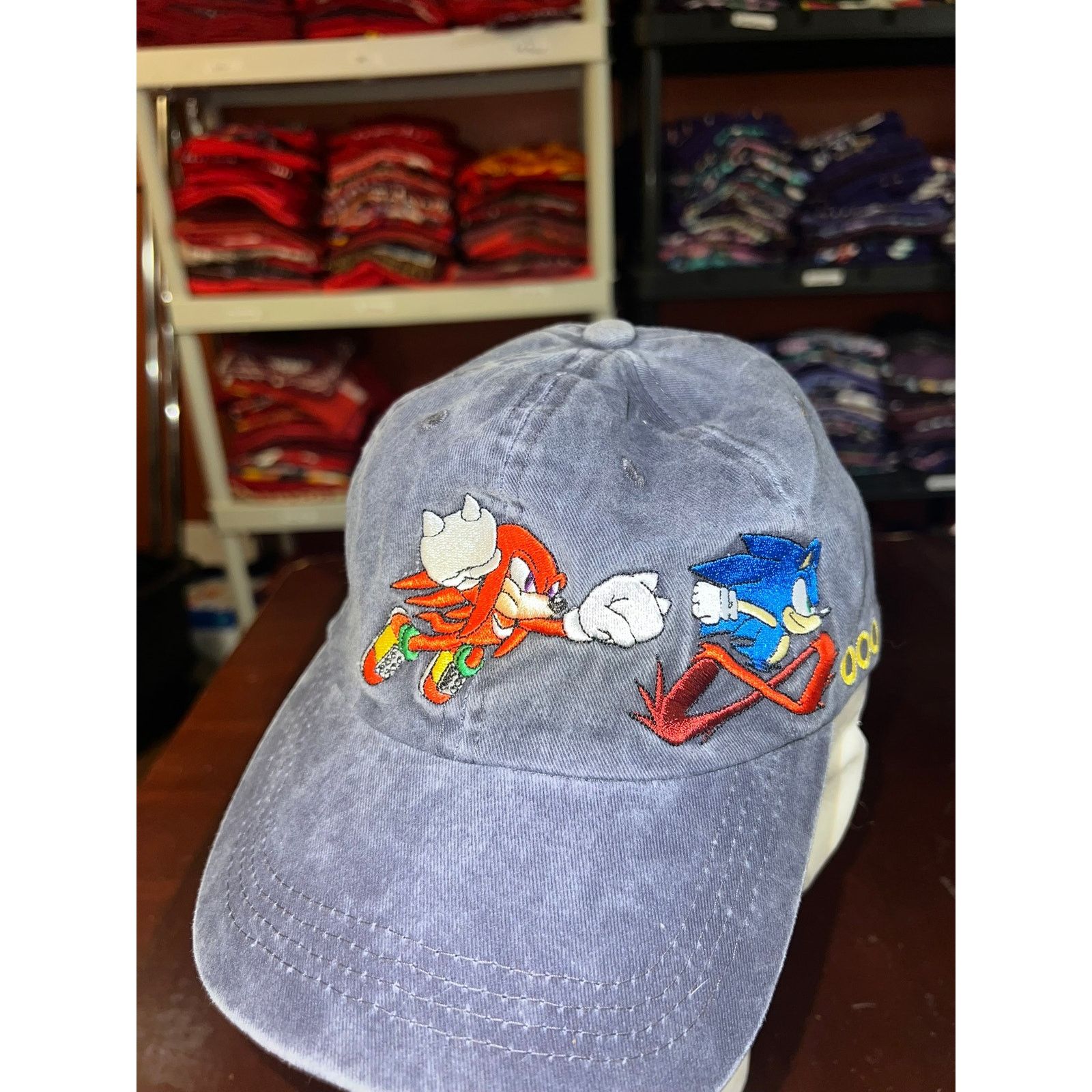 Vintage Sonic The Hedgehog Hat Knuckles Baseball Style Cap Headwear Size ONE SIZE - 3 Thumbnail