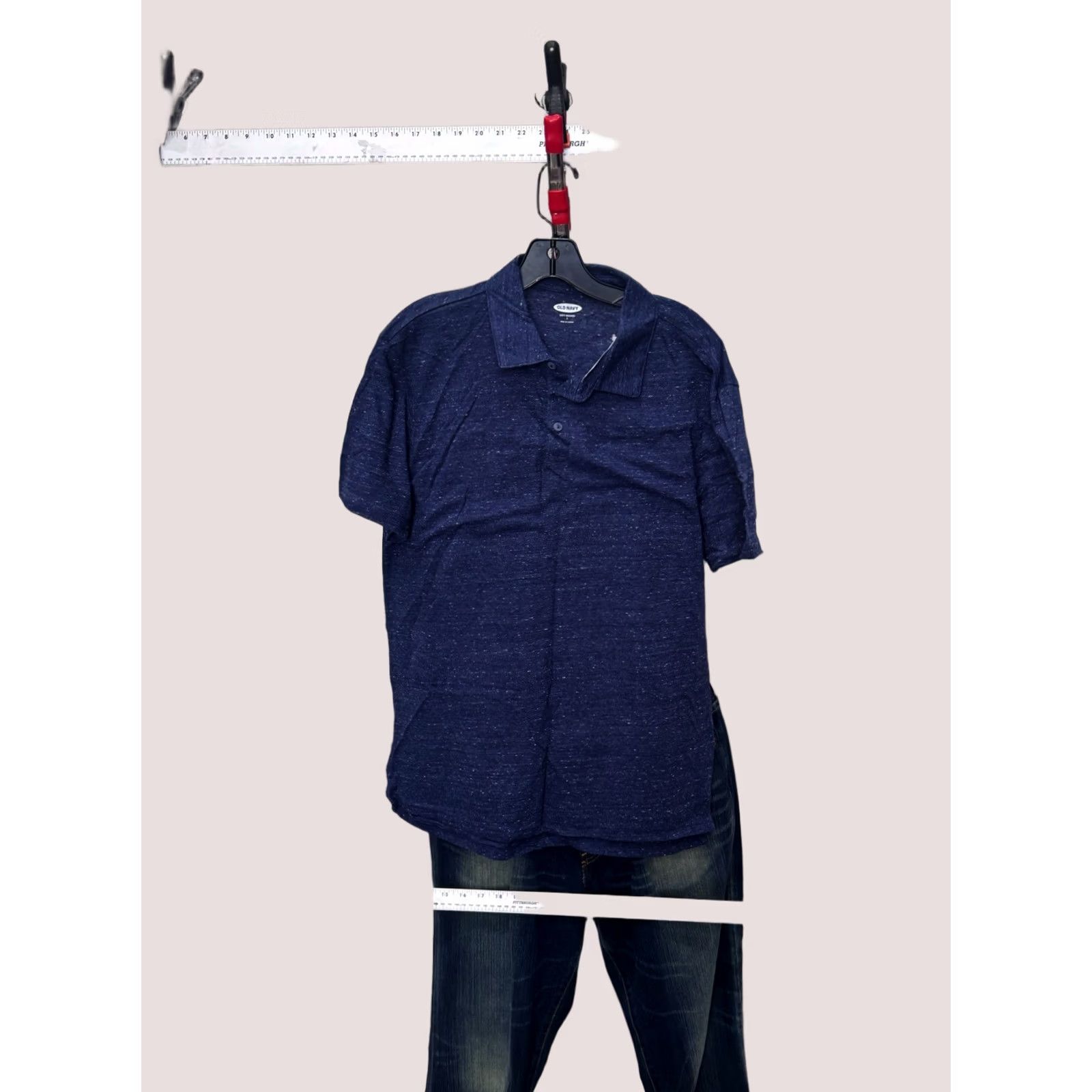 Old Navy Old Navy POLO SHIRT L Blue Pattern NWT Mens Large Size US L / EU 52-54 / 3 - 1 Thumbnail