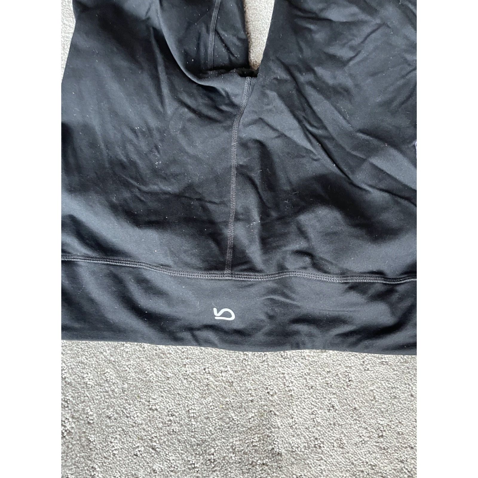 Gap GAP BODY FIT Women's Black Capri Leggings L Size Regular Inseam 22 in. | Elastic Waist | Spandex Nylon Blend | Activewear Sports Pattern Solid Capris Size 36" / US 14 / IT 50 - 3 Thumbnail