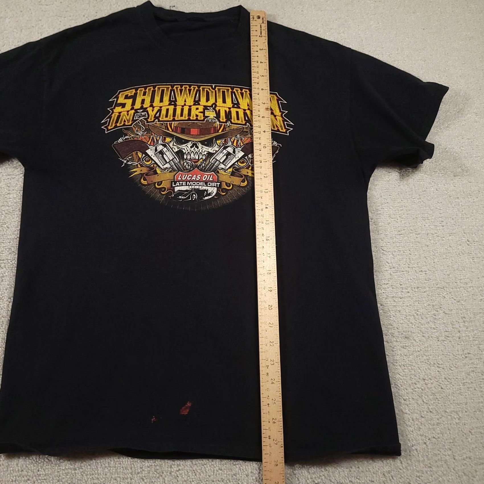 Vintage Lucas Oil Shirt Mens Large Black Racing Graphic Tee Dirt VINTAGE? Size US L / EU 52-54 / 3 - 6 Thumbnail