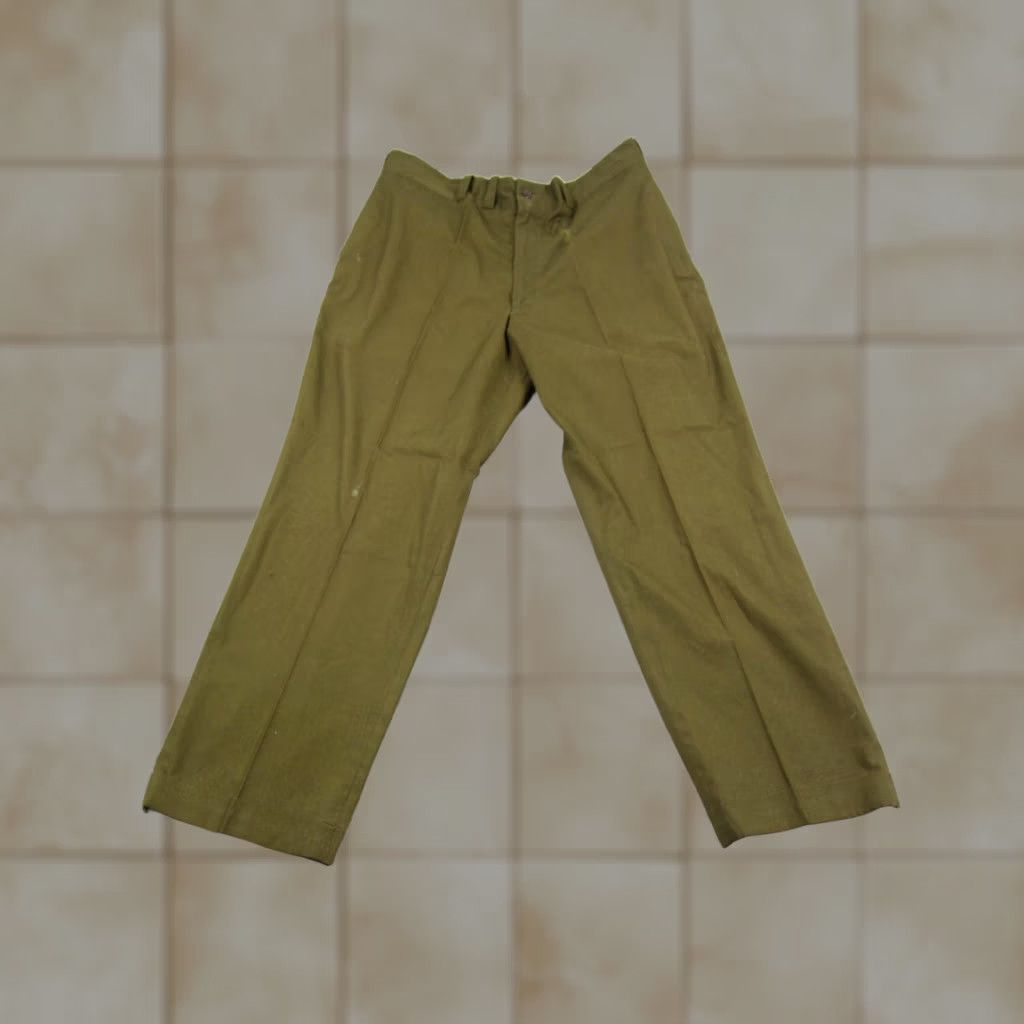 JCPenney Vintage Big Mac JCPenney Pants Adult W 36 L 28 Olive Green Work Straight 50s 60s Size US 36 / EU 52 - 1 Thumbnail