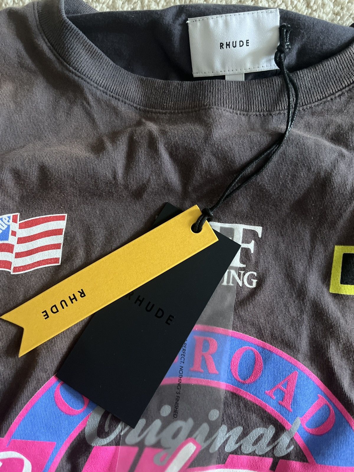 Rhude Rhude rally team desert racing long sleeve tee Size US L / EU 52-54 / 3 - 8 Thumbnail