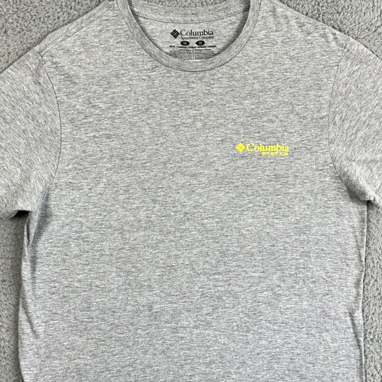Vintage Columbia PFG T-Shirt Mens Medium Gray Graphic Short Sleeve Casual Crew Neck Tee Size US M / EU 48-50 / 2 - 2 Thumbnail
