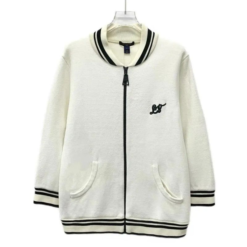 Louis Vuitton Louis Vuitton Cream Women's Jacket 0089 Size M / US 6-8 / IT 42-44 - 1 Thumbnail