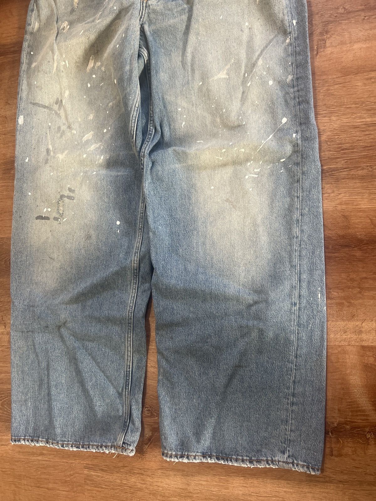 Acne Studios Acne Studios 1981m Paint Splatter Denim Size US 32 / EU 48 - 4 Thumbnail