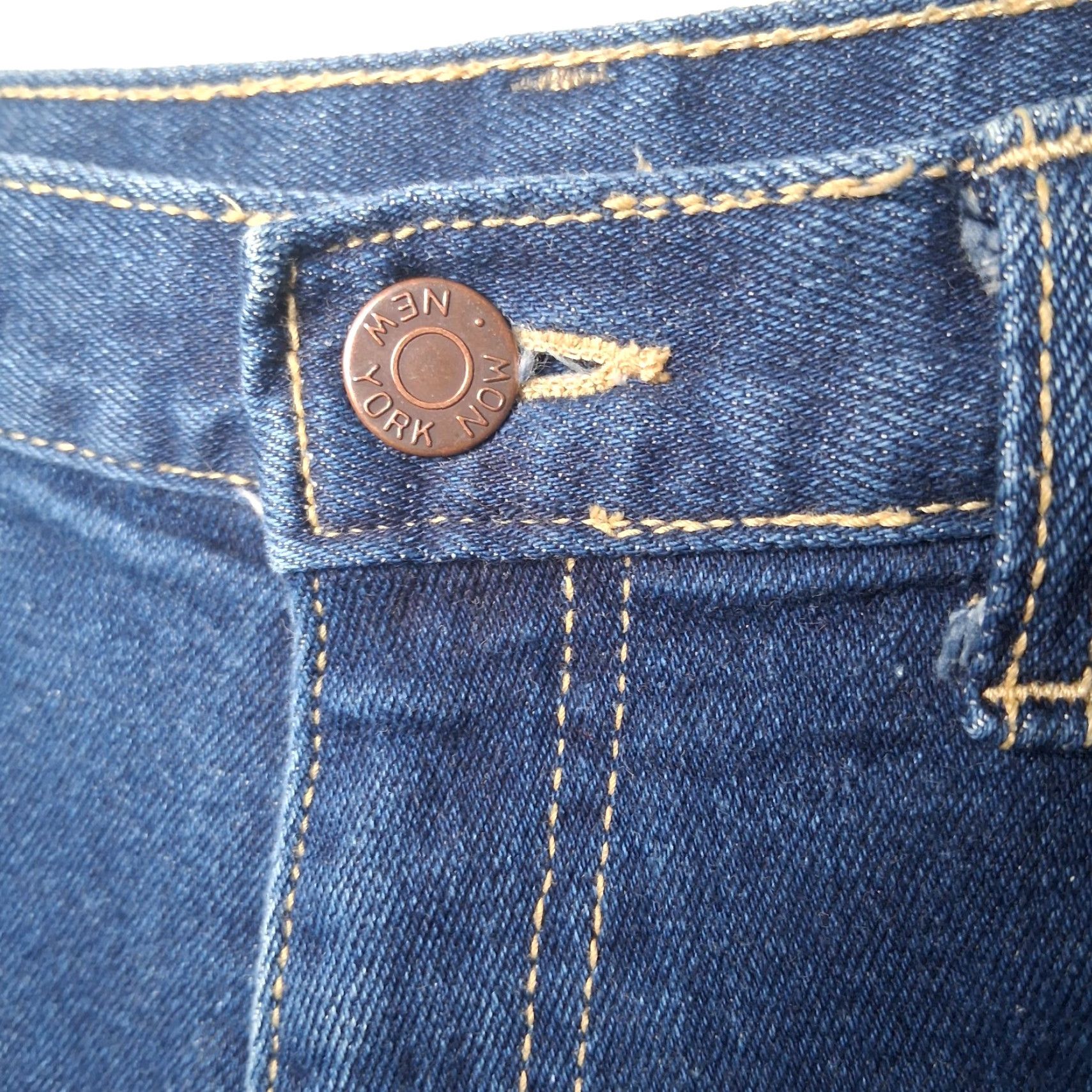 Vintage VINTAGE New York Now Jeans Women 7/8 Blue Slim Mom High Rise Made in Japan Denim Modern Stretch Slim Size 42" / US 20 - 6 Thumbnail
