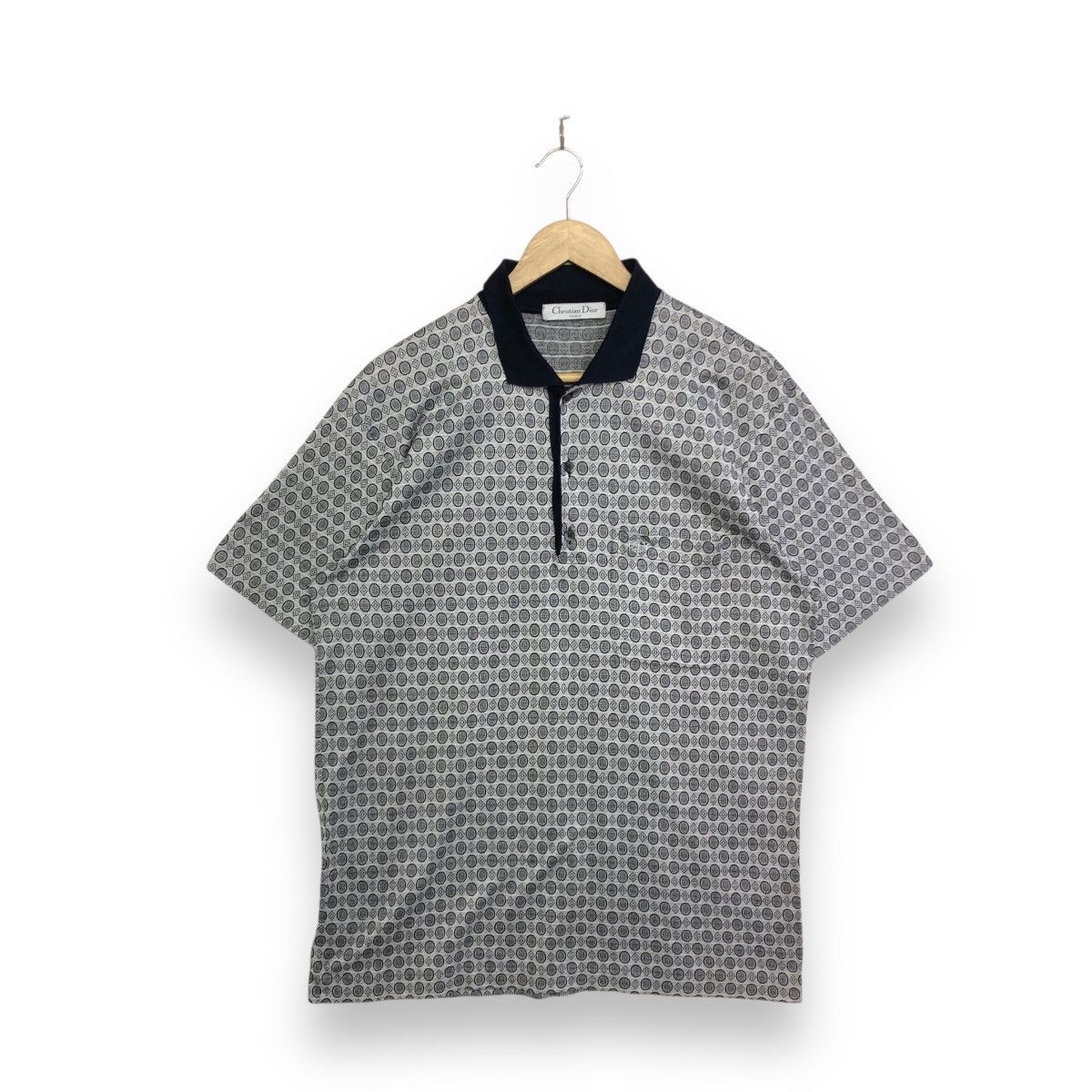 Christian Dior Monsieur Vintage CHRISTIAN DIOR PARIS Monogram Polo Shirt Size US M / EU 48-50 / 2 - 1 Thumbnail