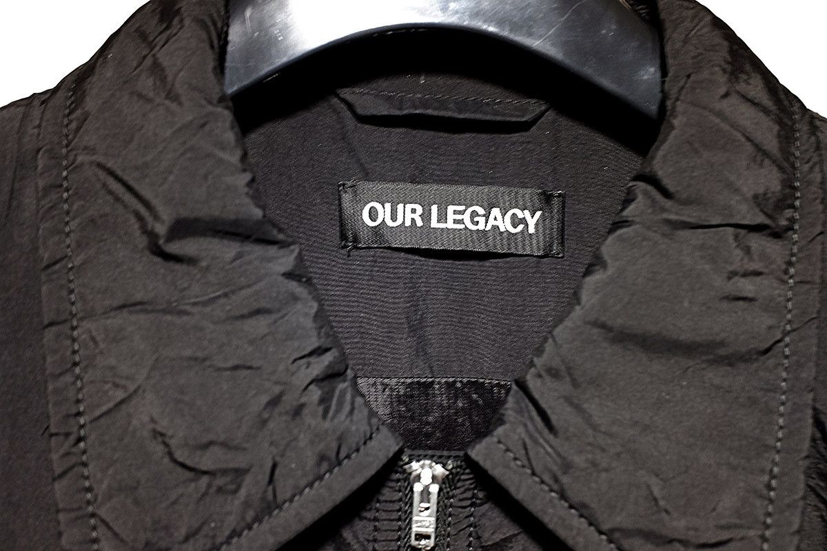 Our Legacy Slight Jacket "Shining Black Crinkle Solaro" Size US L / EU 52-54 / 3 - 3 Thumbnail