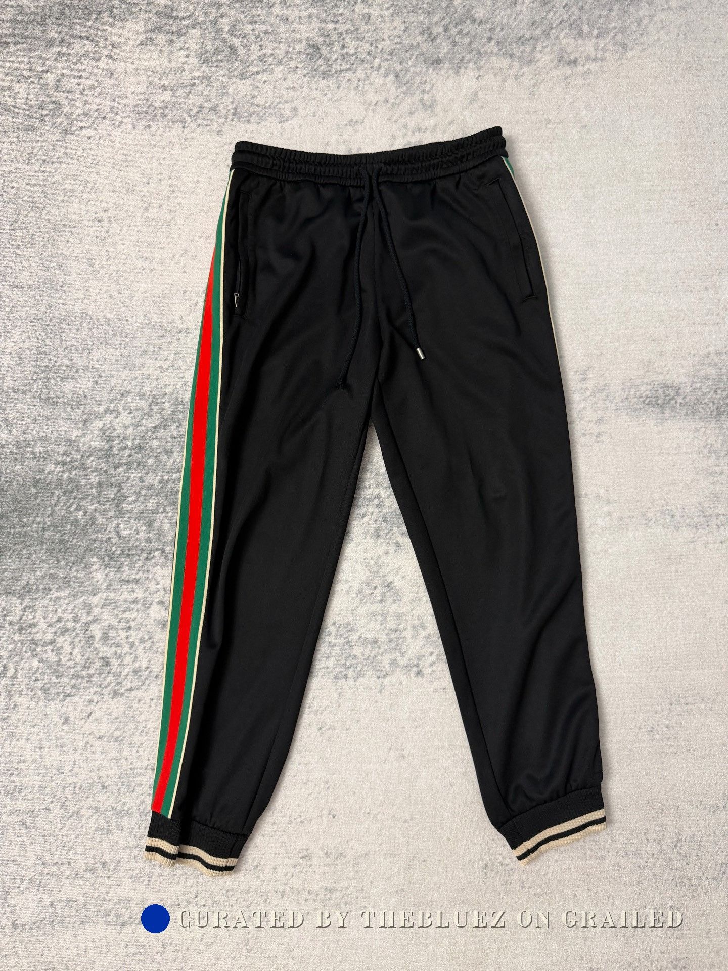 Gucci Gucci Red Green Web Stripe Double G Logo Sweatpants Size US 32 / EU 48 - 1 Thumbnail