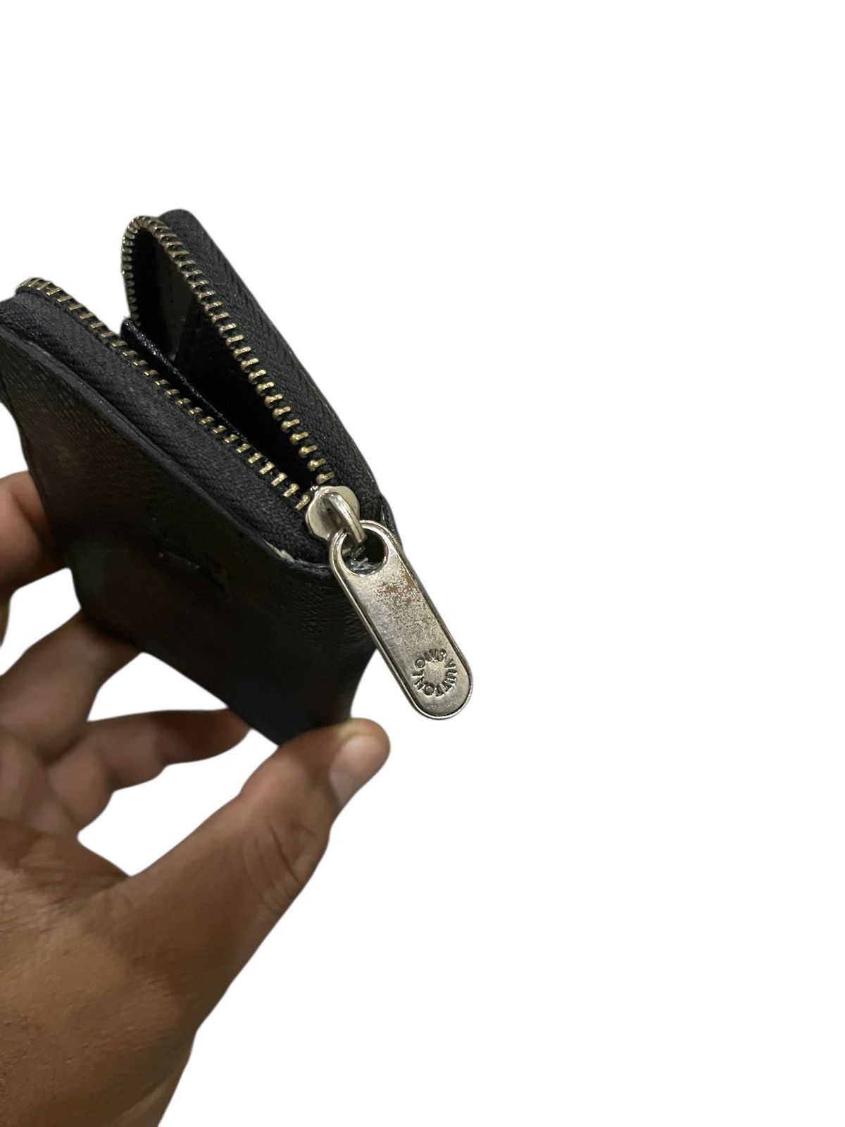 Louis Vuitton LOUIS VUITTON ZIPPY COIN PURSE BLACK LEATHER Size ONE SIZE - 13 Thumbnail
