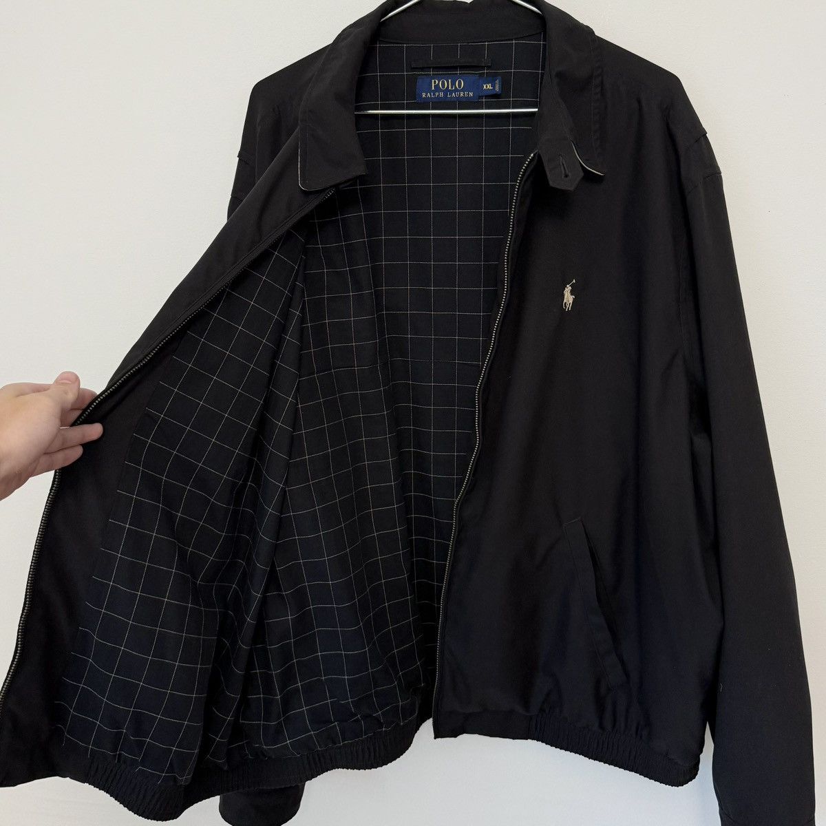 Polo Ralph Lauren Vtg Polo Ralph Lauren Bi-Swing Flannel Lined Bomber Jacket Size US XXL / EU 58 / 5 - 6 Thumbnail