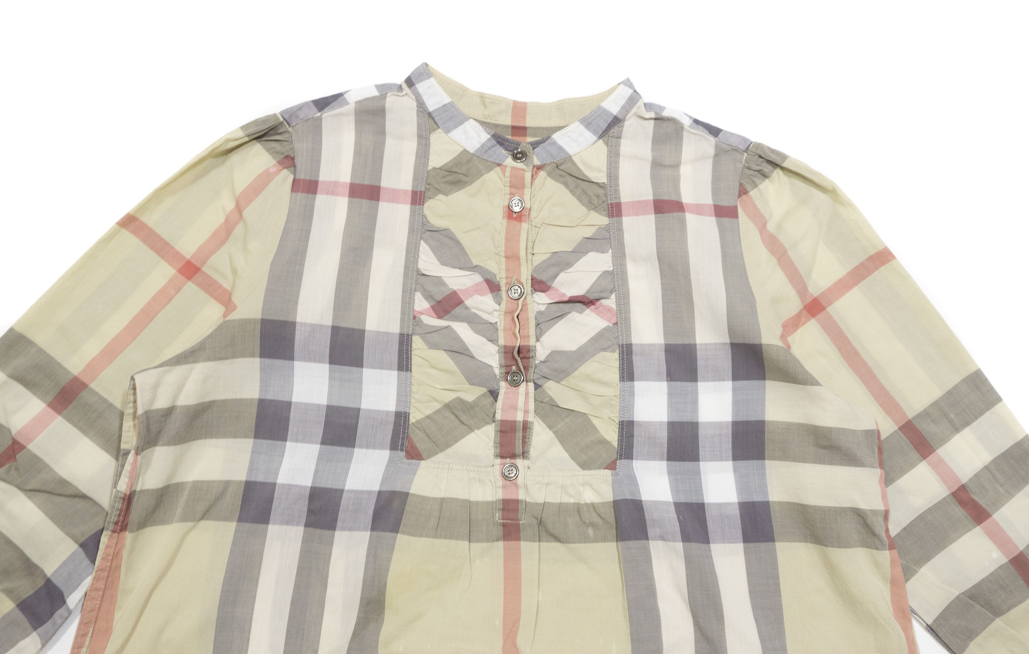 Burberry Brit Nova Check Blouse Size S / US 4 / IT 40 - 3 Thumbnail
