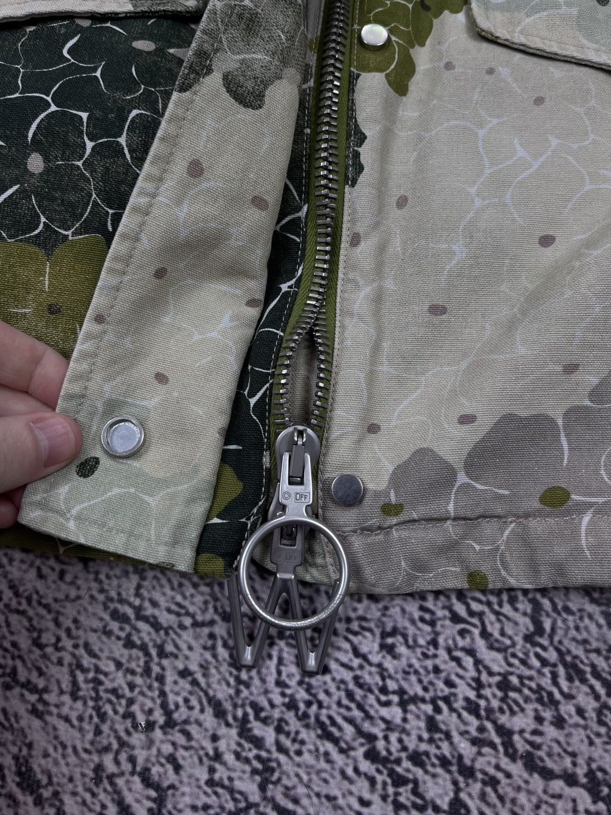 Off-White Off-White Floral Camo AOP Jacket M-65 Cargo Coat Abloh Era Size S / US 4 / IT 40 - 12 Thumbnail