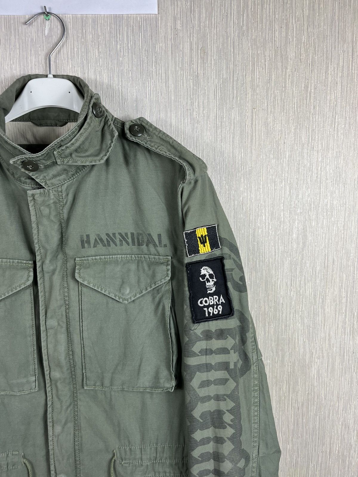 Designer Rag recycle military cobra multipocket jacket hannidal patch Size US M / EU 48-50 / 2 - 3 Thumbnail