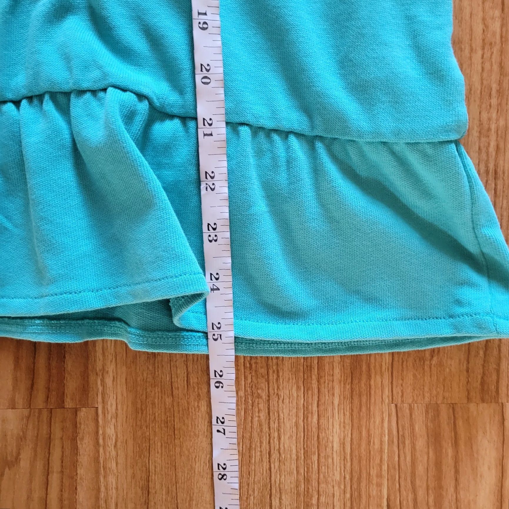 Talbots Talbots Blouse Shirt Womens XL Petite Blue Ruffle Hem 3/4 Sleeve Round Neck Zipper Back Office Basic Size XL / US 12-14 / IT 48-50 - 6 Thumbnail
