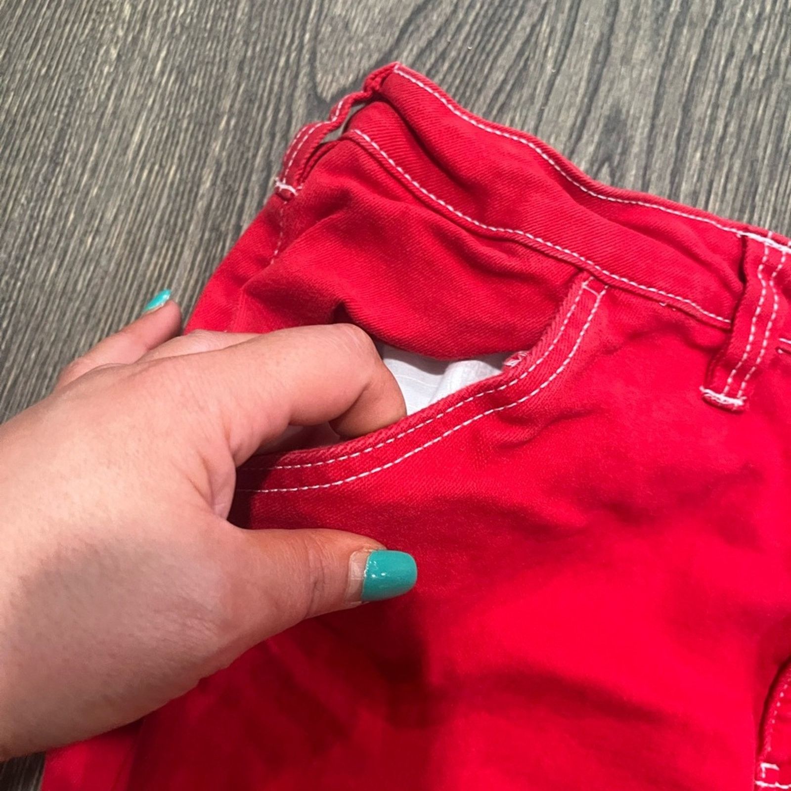 Dickies Dickies Womens Carpenter Shorts High Rise Denim Size 14 Size 36" / US 14 / IT 50 - 3 Thumbnail