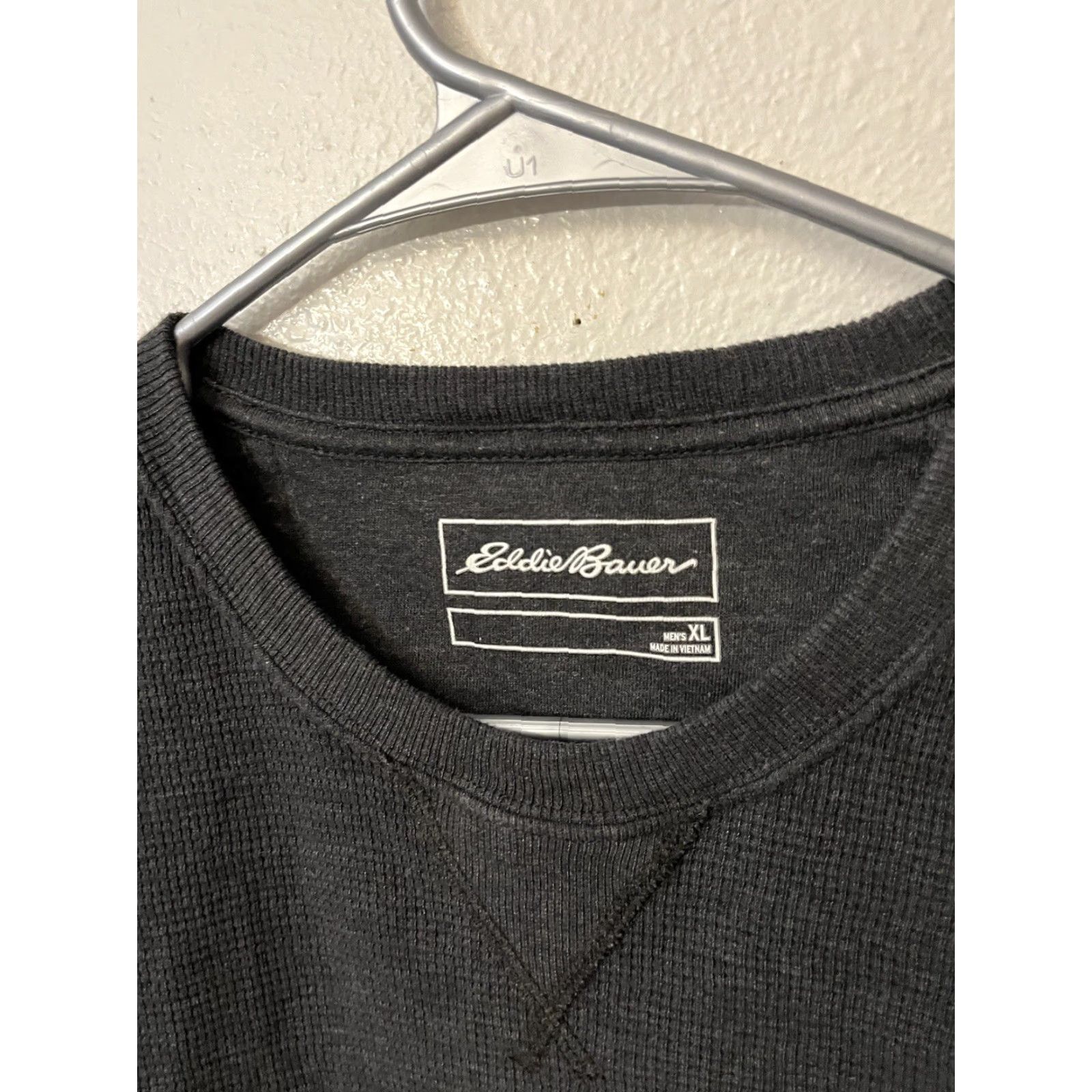 Eddie Bauer Eddie Bauer Shirt Men XL Gray Long Sleeve Crew Neck Sweatshirt Pullover Waffle Default Size US XL / EU 56 / 4 - 2 Thumbnail