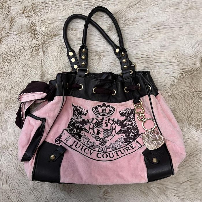 Vintage RARE vintage Y2K baby pink Juicy Couture daydreamer bag Grailed