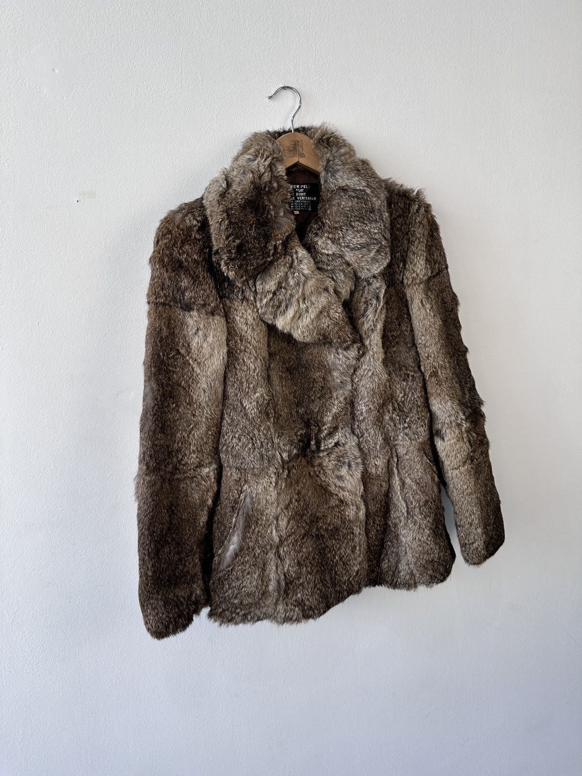 Other Vintage Real Fur Coat Jacket Brown Size 40 M Genuine Fur Size S / US 4 / IT 40 - 3 Thumbnail