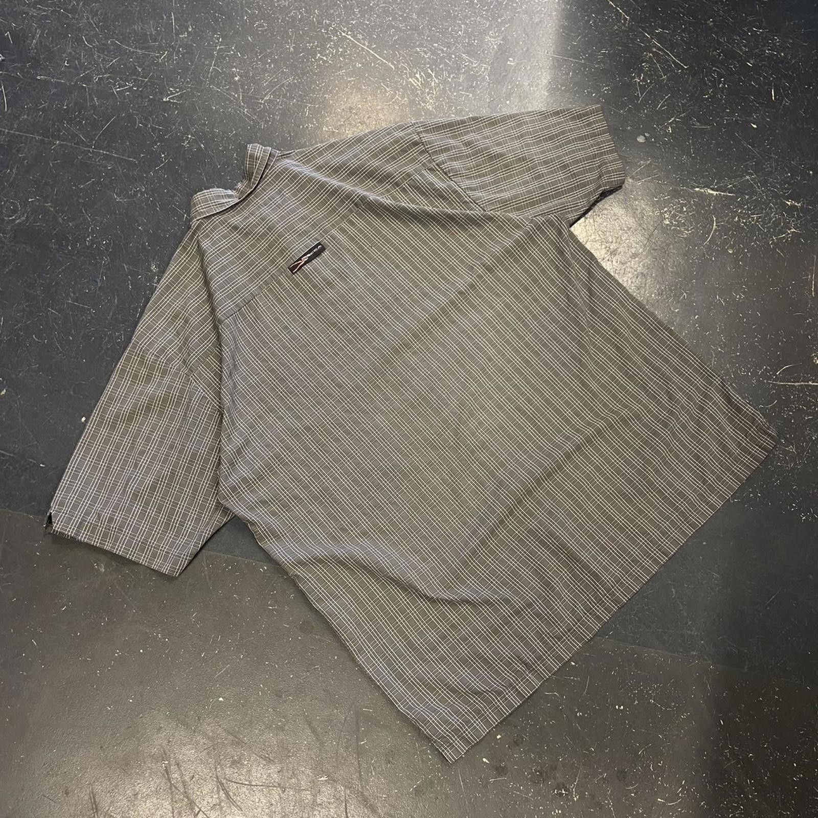 Mecca × Vintage Vintage Y2K Mecca Grey Plaid Button Up Size US L / EU 52-54 / 3 - 8 Thumbnail