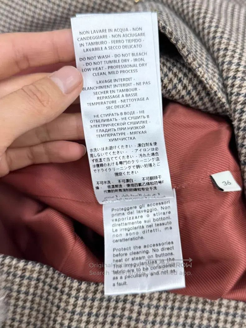 Gucci Gucci A thousand-bird check suit Size XS / US 0-2 / IT 36-38 - 8 Thumbnail