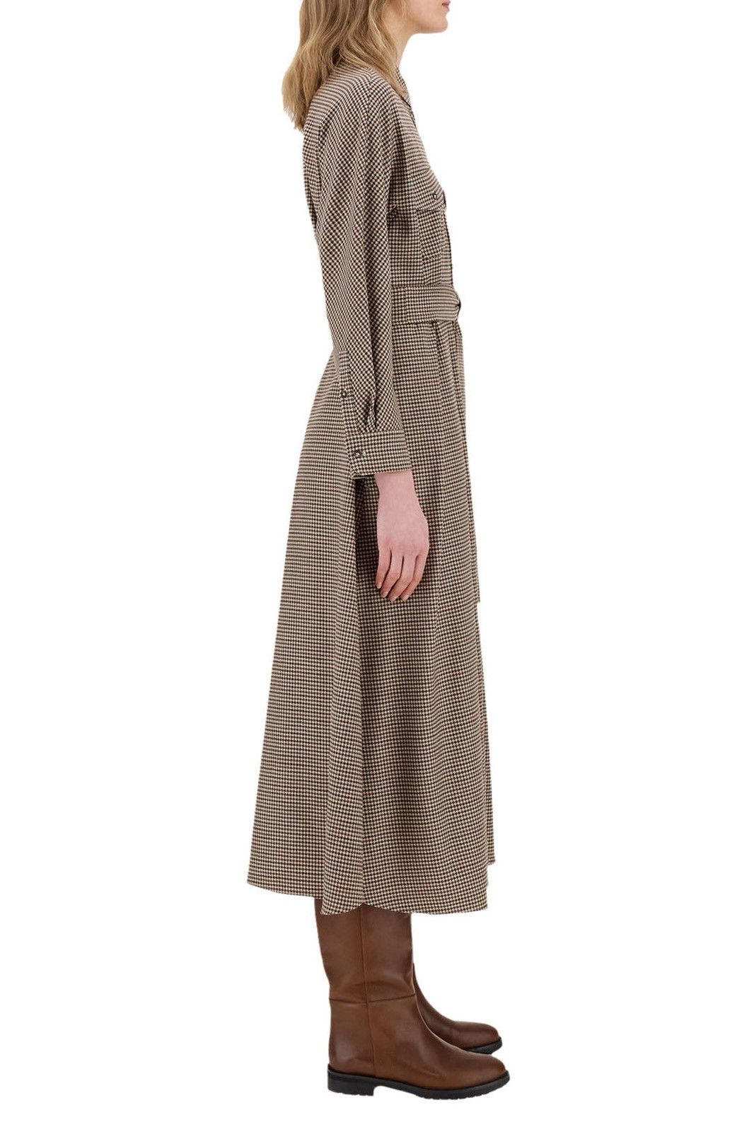 Max Mara WEEKEND MAX MARA Fischio Wool Shirt Dress Size IT 42 / US 8 Size M / US 6-8 / IT 42-44 - 19 Thumbnail