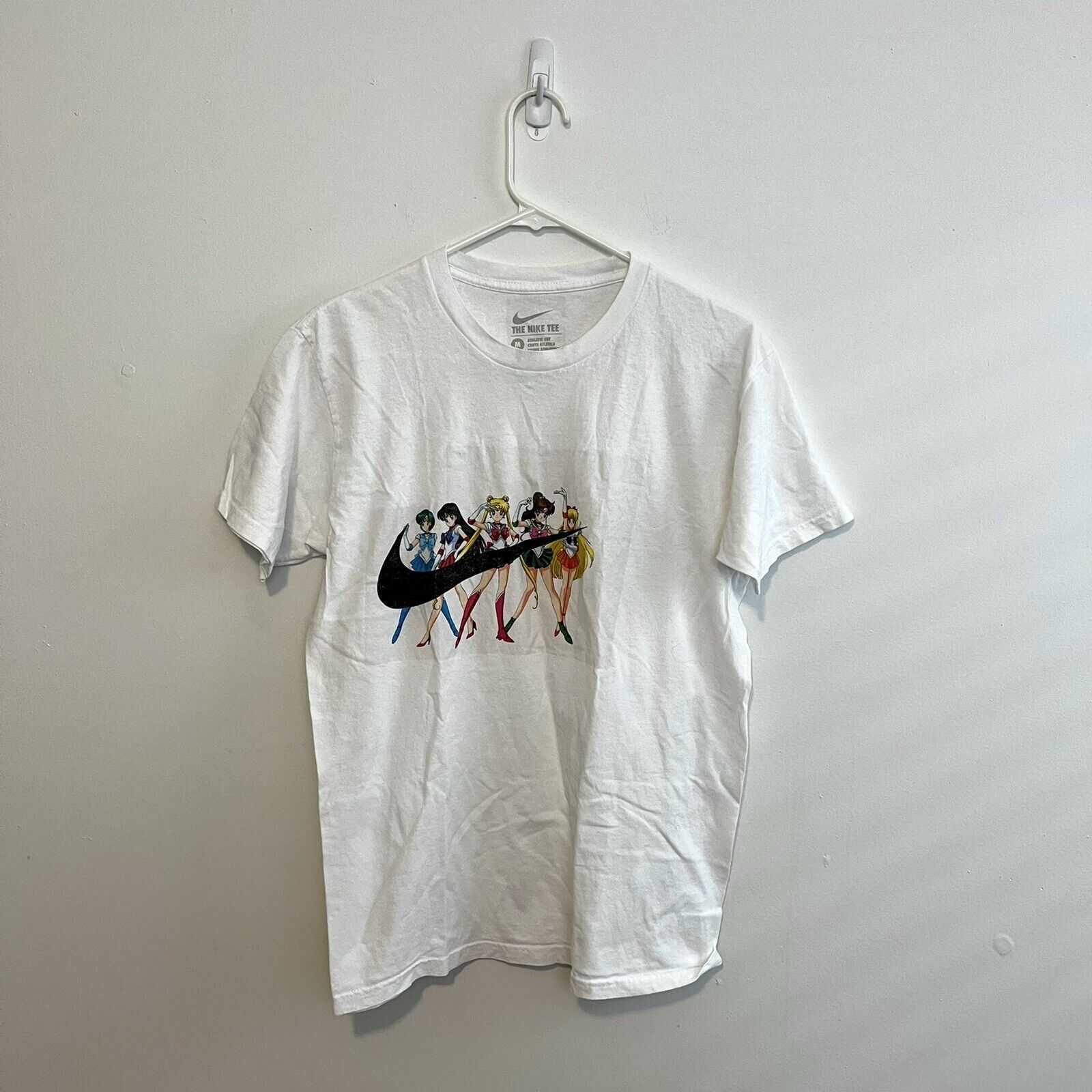 Nike Nike Custom Graphic T-Shirt Sailor Moon Y2K Rare White sz M Size US M / EU 48-50 / 2 - 1 Thumbnail