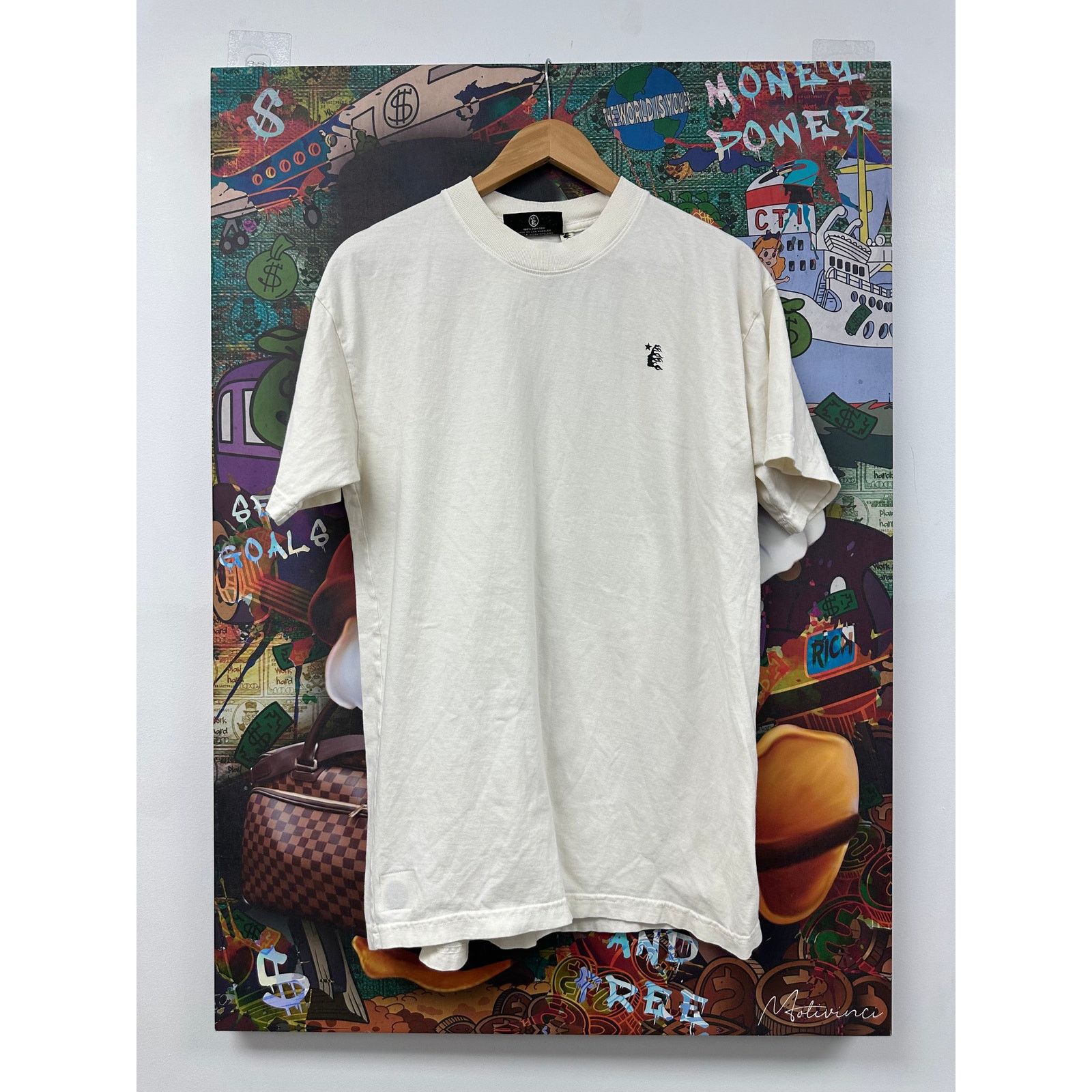 HELLSTAR Hellstar Paradise Tee Cream Black Used XS Size US XS / EU 42 / 0 - 1 Thumbnail