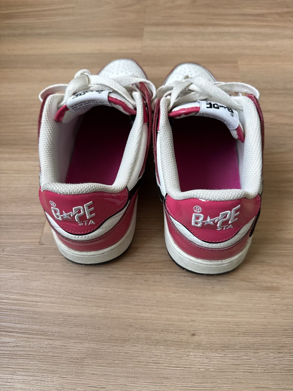 Bape Pink Patent Leather Sk8 Sta Size US 11 / EU 44 - 4 Thumbnail