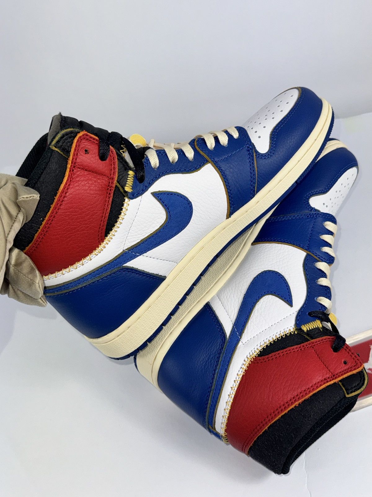 Jordan Brand JORDAN 1 RETRO UNION LOS ANGELES STORM BLUE SNEAKERS Size US 9.5 / EU 42-43 - 6 Thumbnail