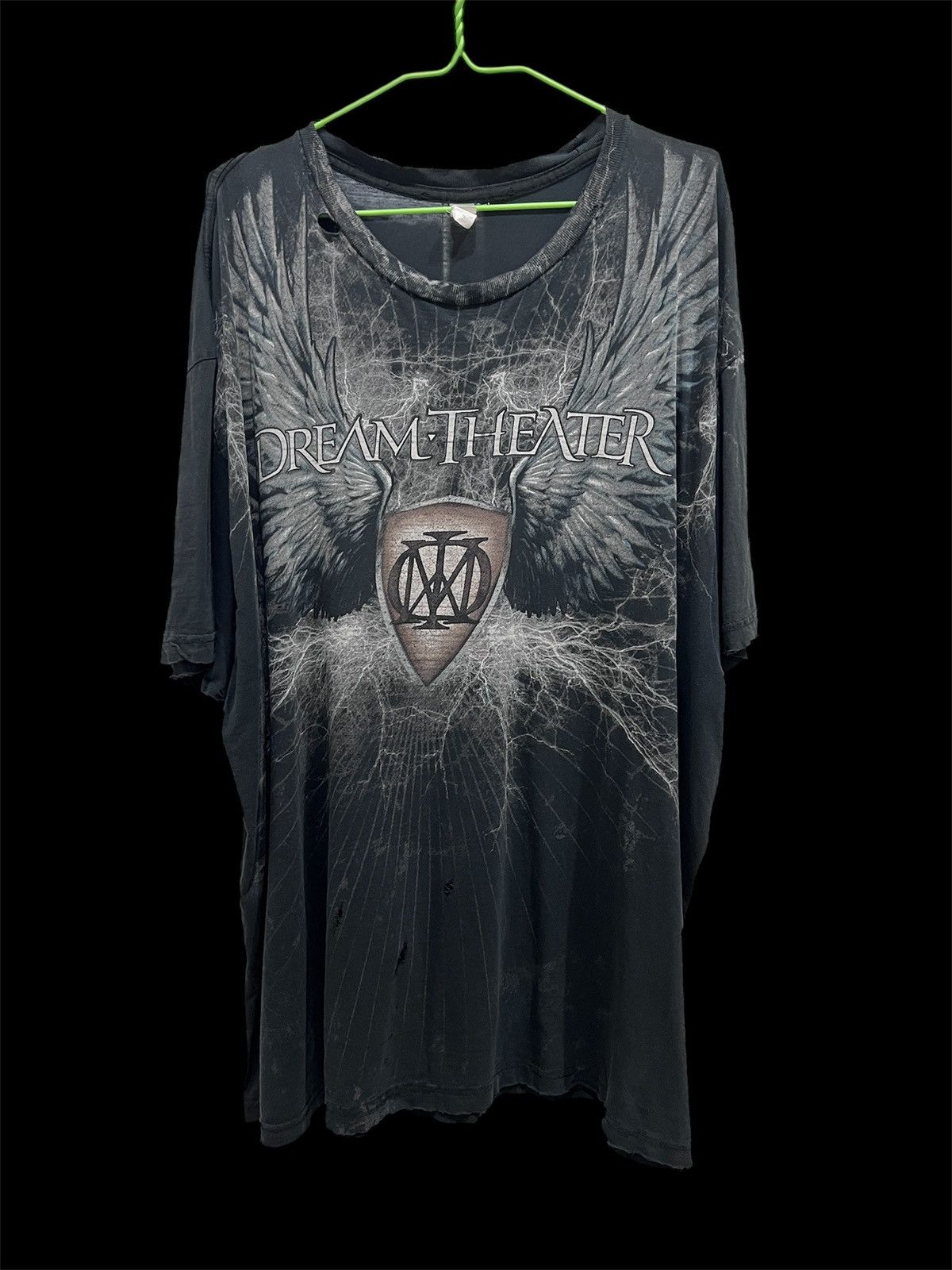 Band Tees Vintage Y2K 2010 Dream Theater Tour Promo Tee 2XL Faded Size US XXL / EU 58 / 5 - 3 Thumbnail