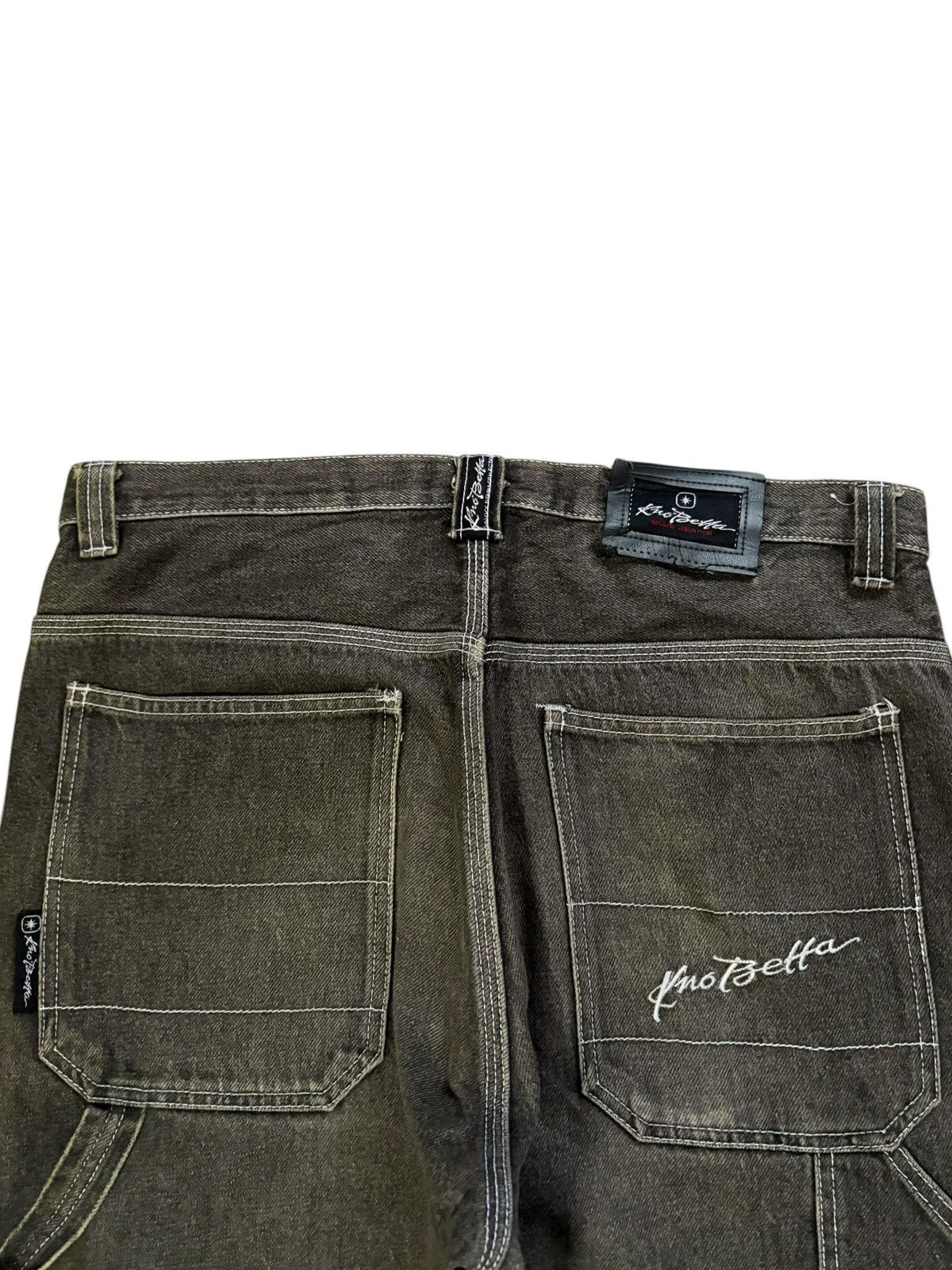 Japanese Brand Vintage Japanese Brand Mud Wash Baggy Carpenter Jeans Size US 36 / EU 52 - 8 Thumbnail