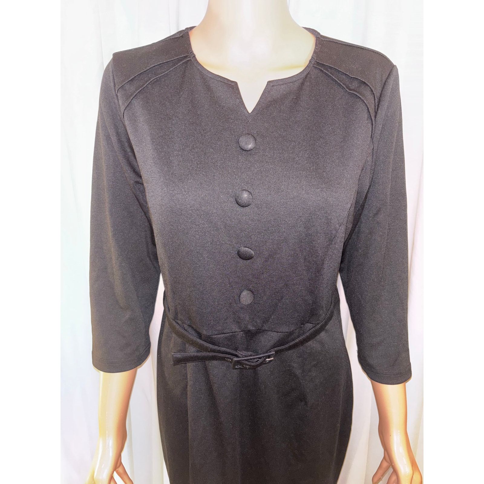 The Unbranded Brand Business Casual Dress Size Large by VF Show - NWT Size L / US 10 / IT 46 - 4 Thumbnail