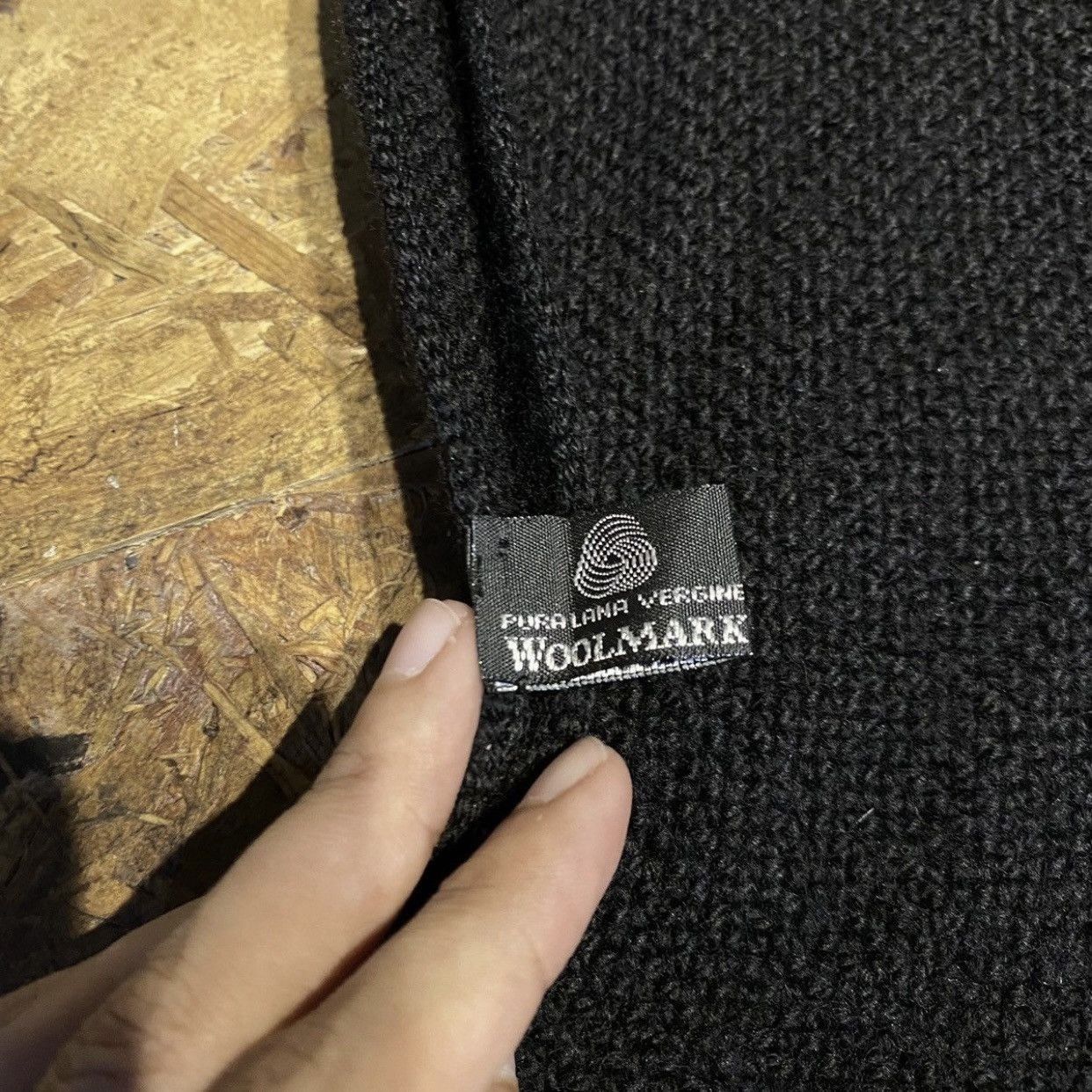 BEAUTY&YOUTH Beauty & Youth United Arrows Black Wool Fringe Scarf Muffler Size ONE SIZE - 6 Thumbnail
