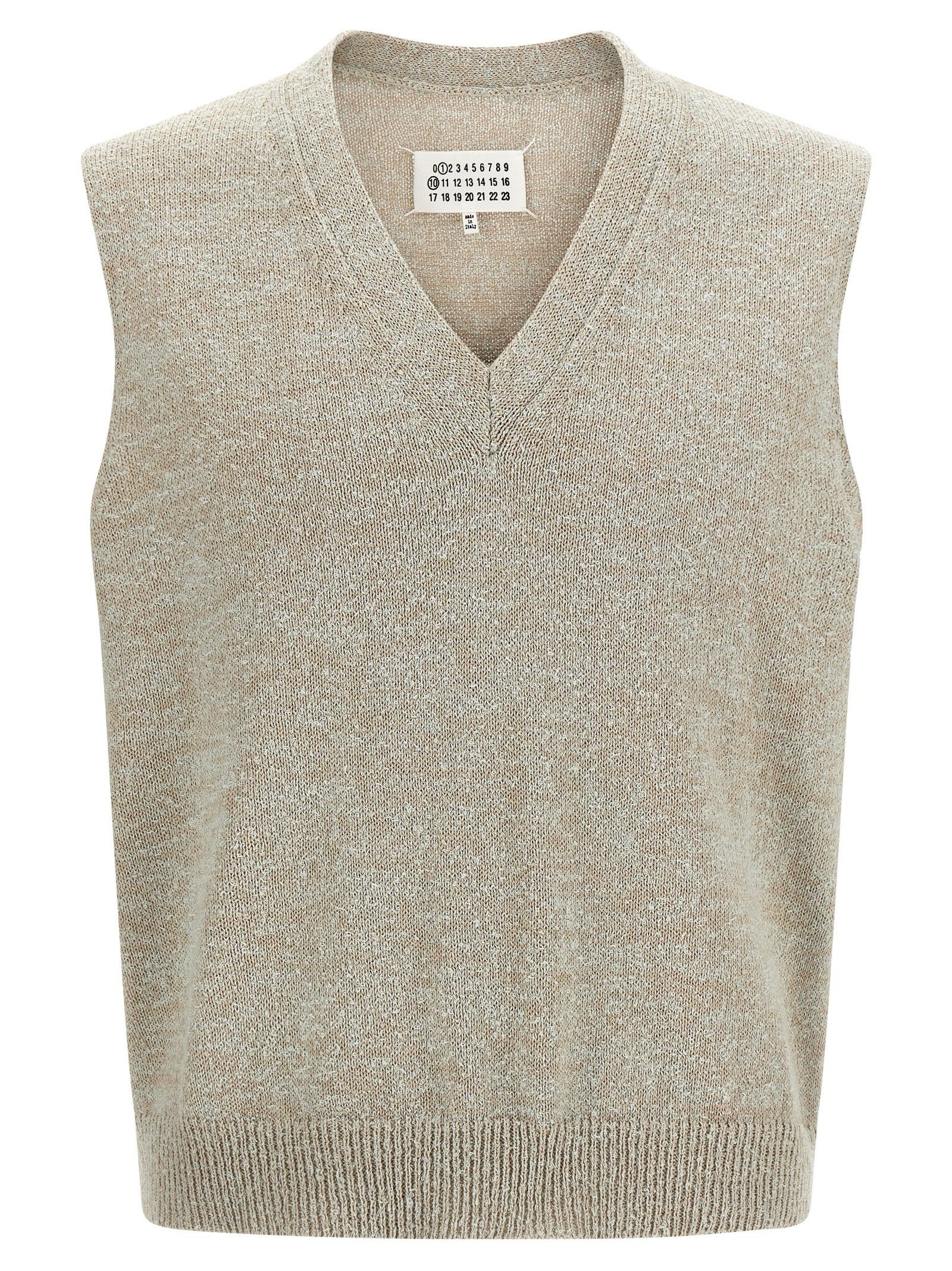 Maison Margiela Bouclé Knit Vest Size US XL / EU 56 / 4 - 1 Thumbnail