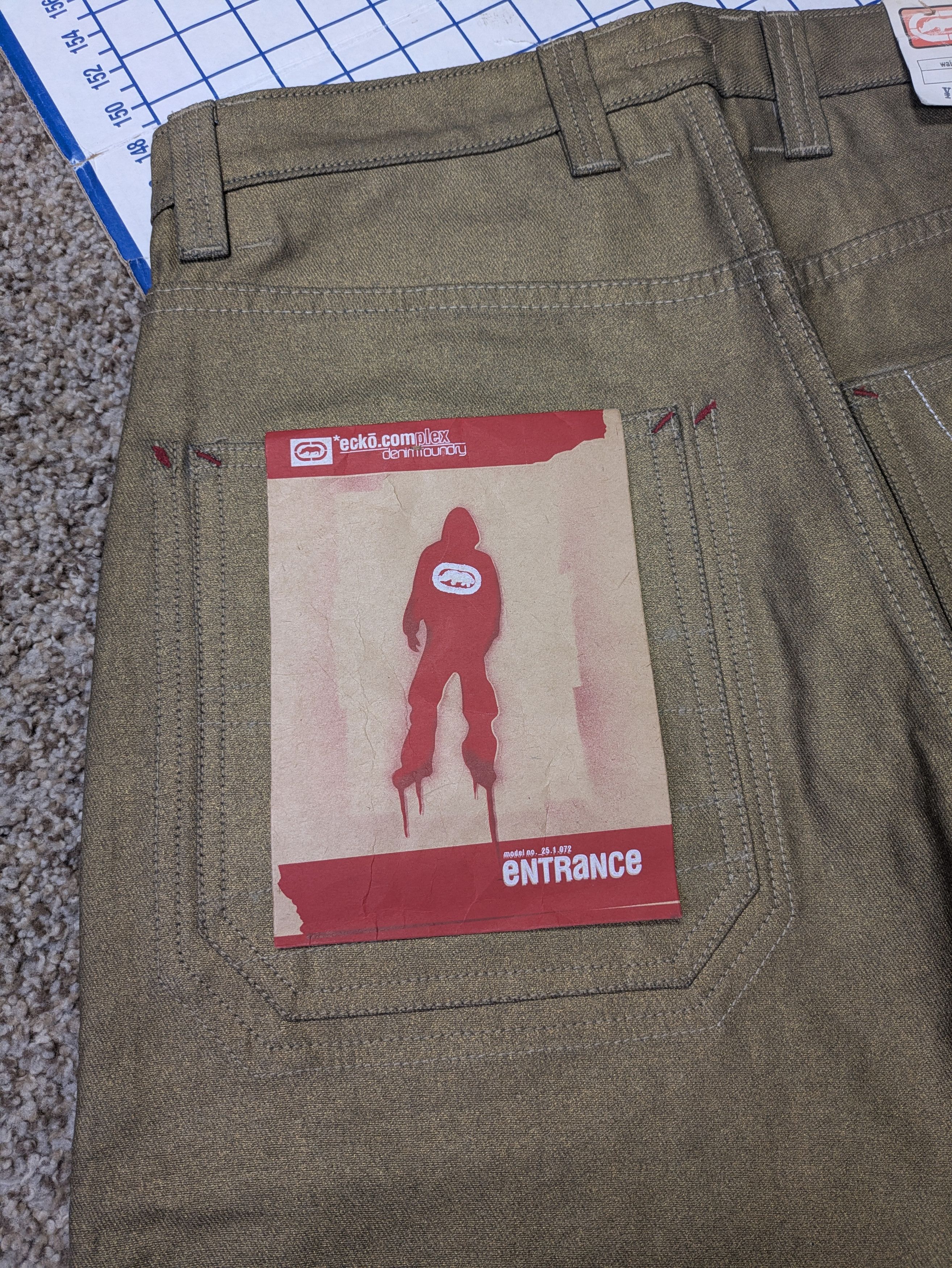 Ecko Unltd. y2k Golden Ecko Unltd reversible jeans hip hop southpole Size US 32 / EU 48 - 7 Thumbnail