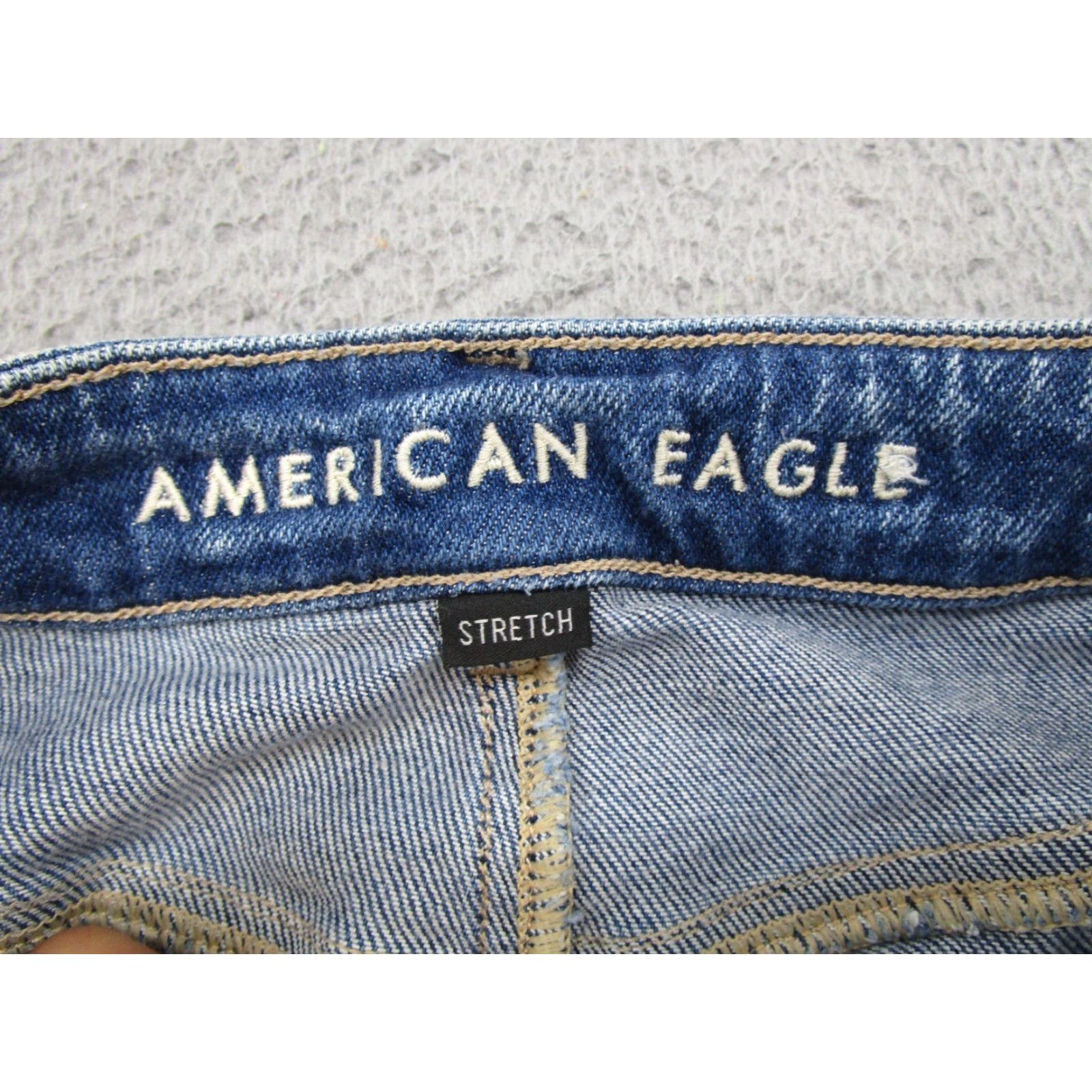 American Eagle Outfitters American Eagle Outfitters High Rise Distressed Denim Mom Jeans Women's Size 4 Regular Blue 90s Style Mens, Womens Size 27" / US 4 / IT 40 - 4 Thumbnail