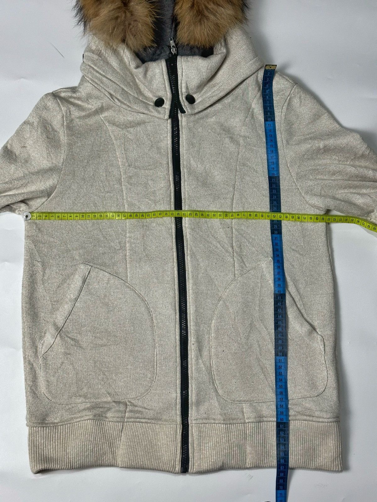 Tornado Mart Fur Hoodie Double Layer Zipper Powertothepeople lgb styled Size US M / EU 48-50 / 2 - 7 Thumbnail