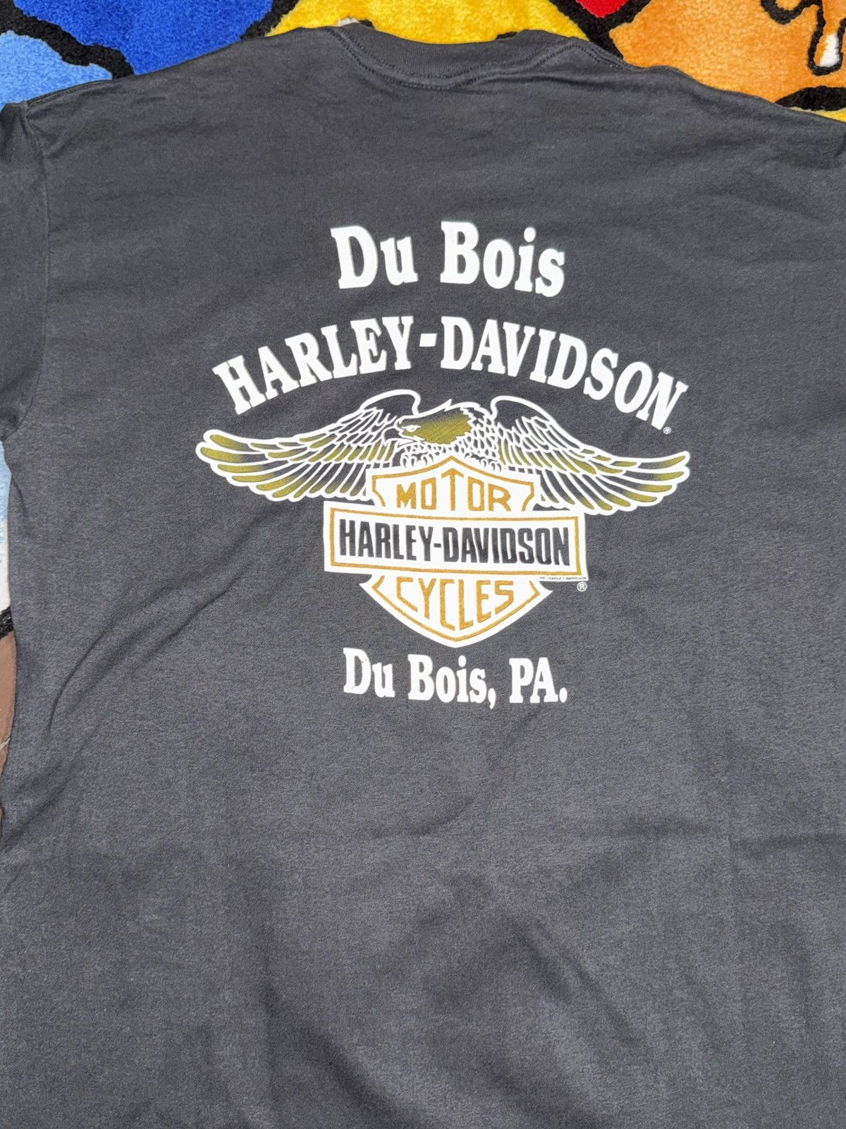 Harley Davidson Vintage 1987 Harley-Davidson Eagle T-Shirt Size US XL / EU 56 / 4 - 6 Thumbnail