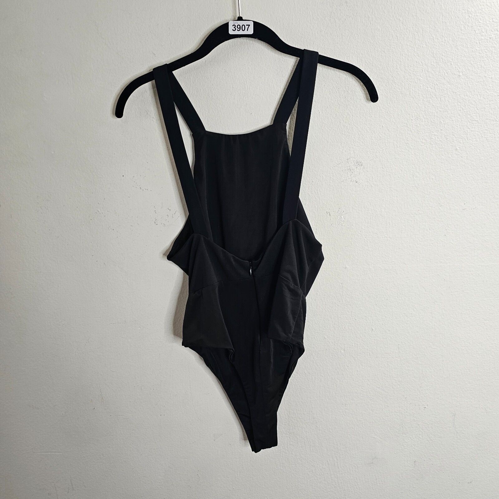 Other CQ by CQ Sexy Black Square Neck Low Back Zip Bodysuit Medium Size M / US 6-8 / IT 42-44 - 6 Thumbnail