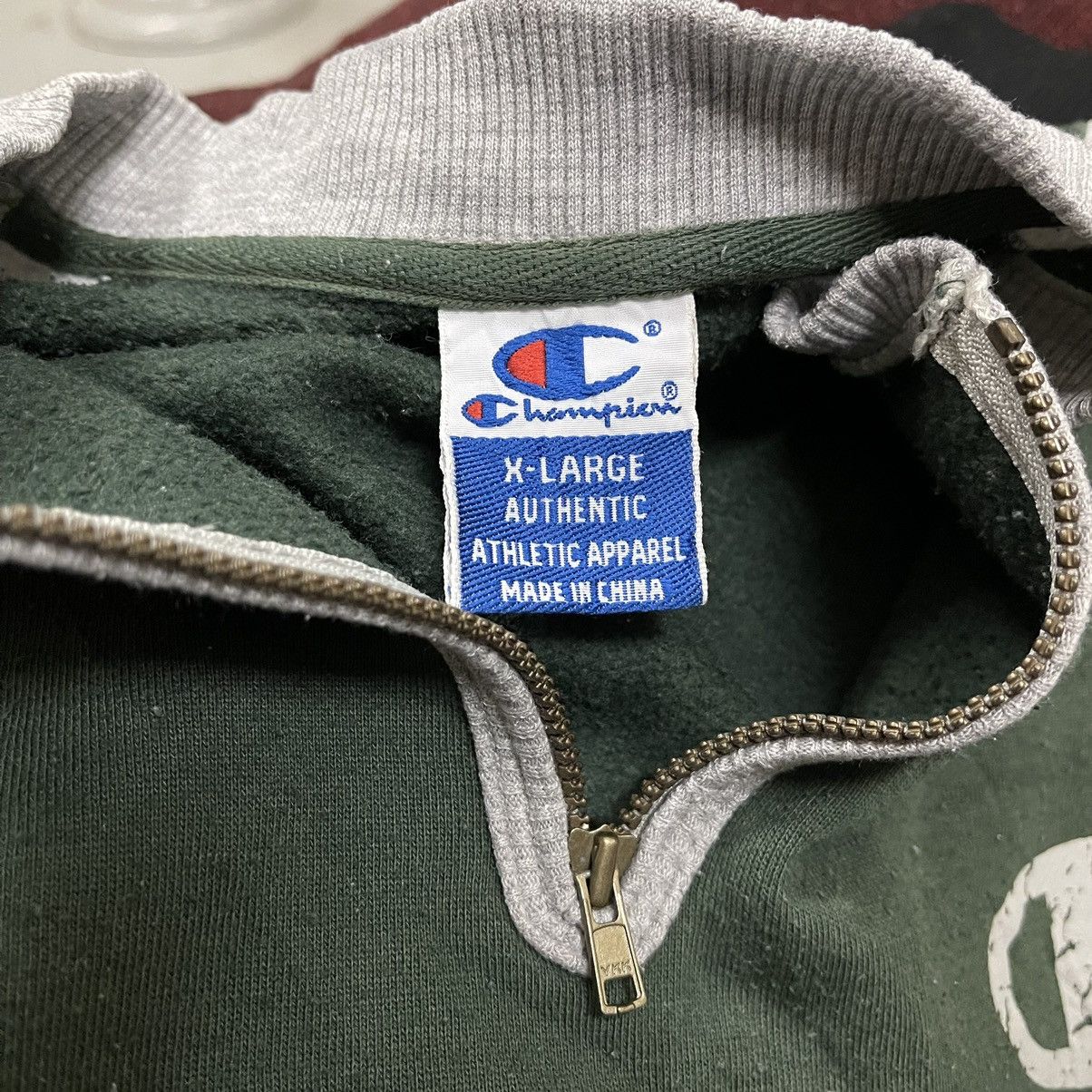 Champion Vintage Champion sweatshirt half zipper Size US XL / EU 56 / 4 - 4 Thumbnail