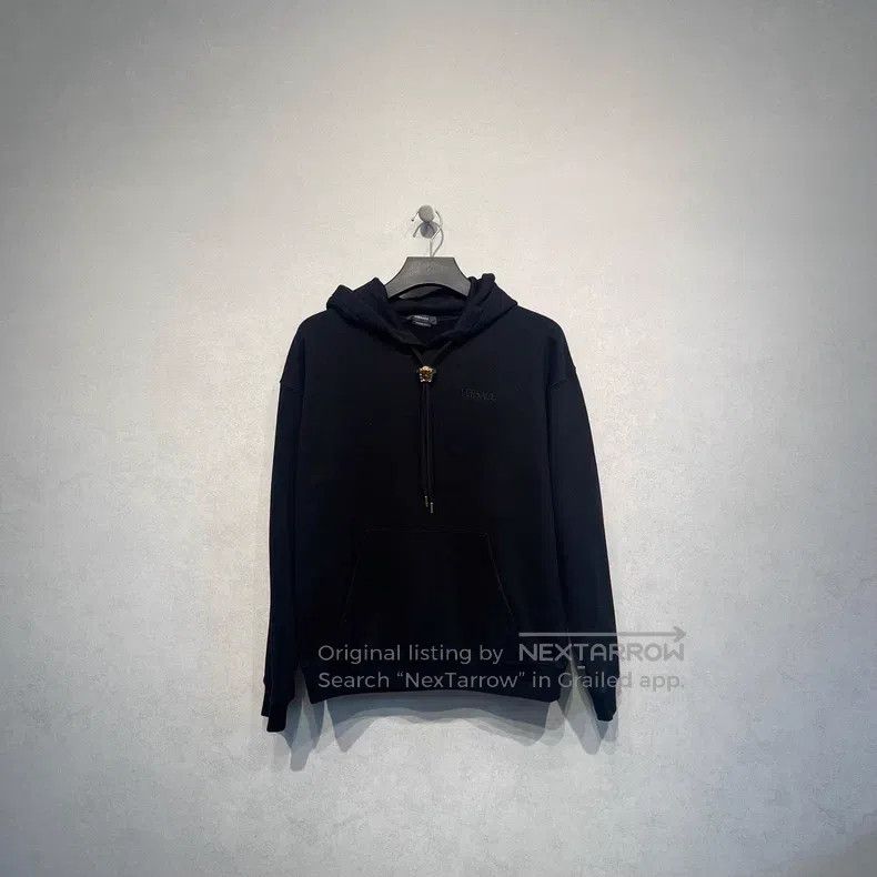 Versace Versace Medusa patterned drawstring hooded sweatshirt Size US S / EU 44-46 / 1 - 1 Thumbnail