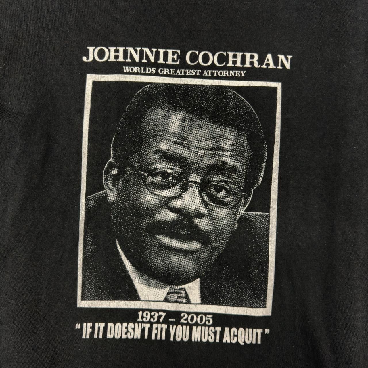 Soffe 2005 Johnnie Cochran World's Greatest Attorney T-Shirt Size US XL / EU 56 / 4 - 2 Thumbnail