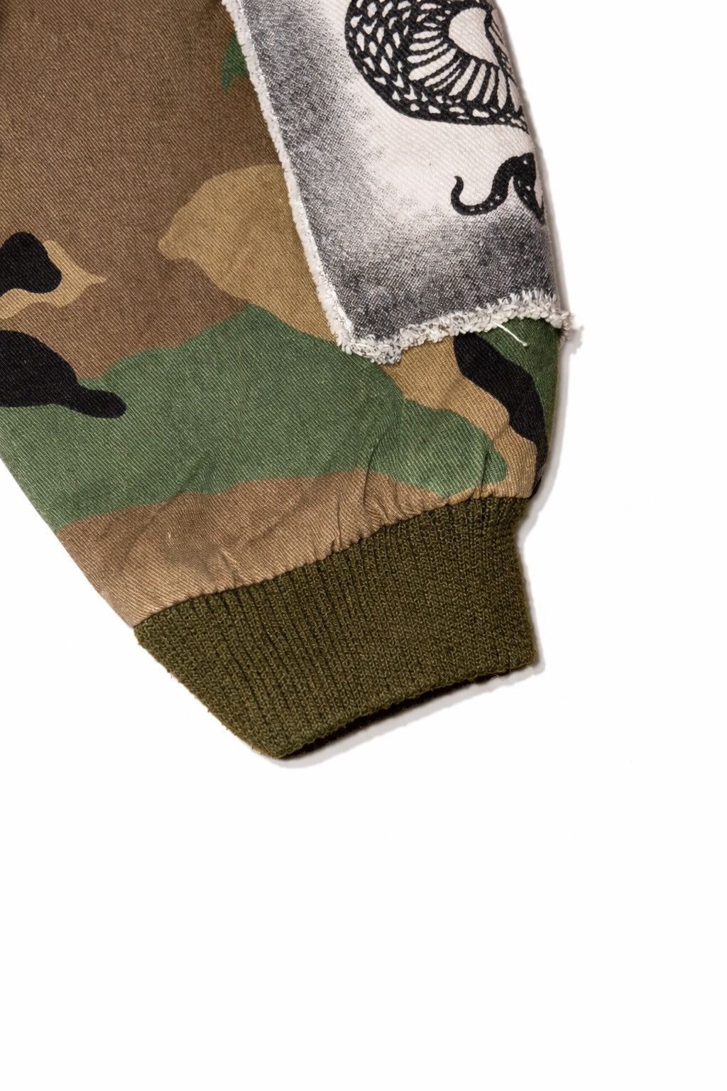 Japanese Brand Raf simons riot style x Y2K x camo Bomber jacket Size US L / EU 52-54 / 3 - 7 Thumbnail