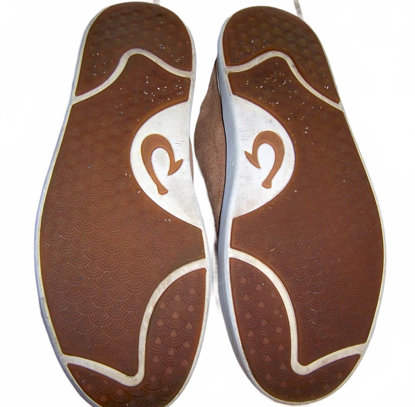 Olukai OluKai Lae‘ahi Lī Kala Tan Suede Beach Sneaker Men's 10.5 Size US 10.5 / EU 43-44 - 4 Thumbnail