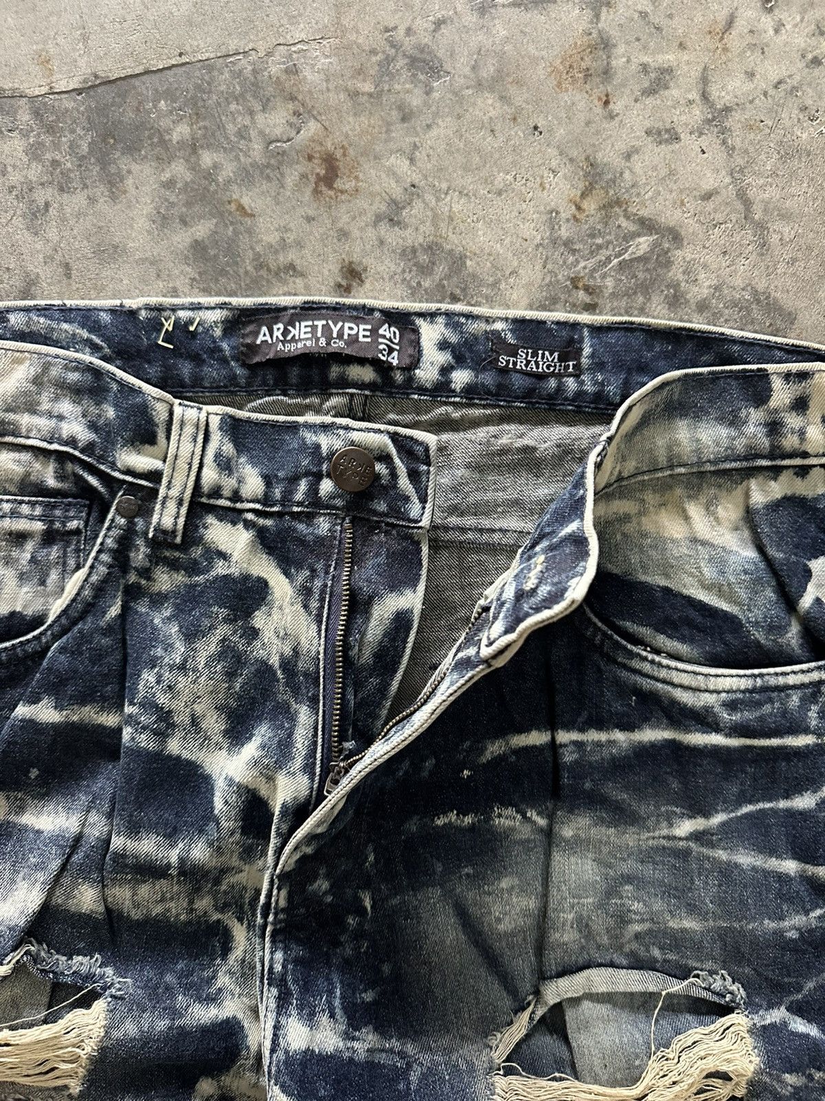 Tornado Mart Arketype Distress Jeans Size US 38 / EU 54 - 4 Thumbnail