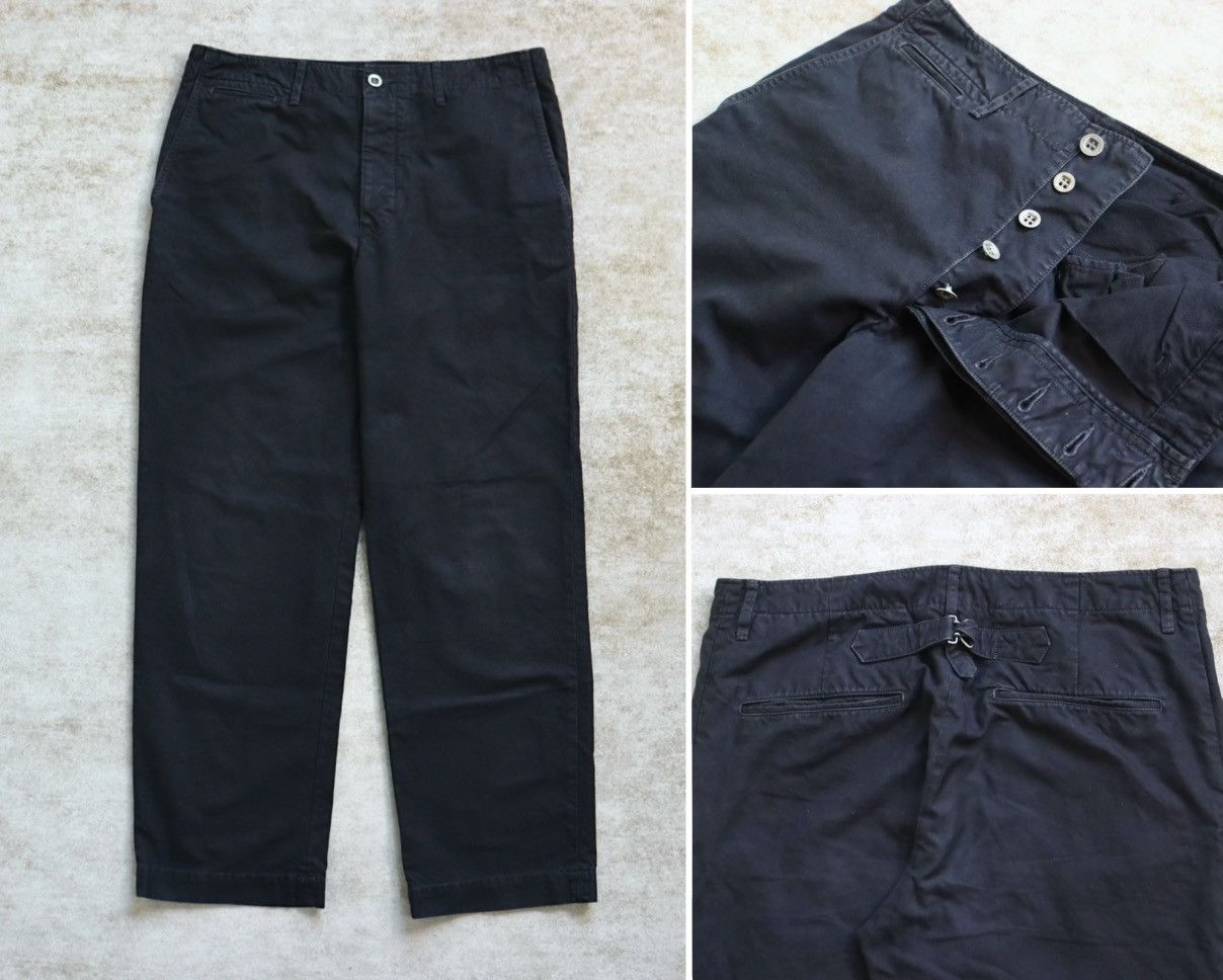 Visvim VISVIM 23SS KAFKA BRACES PANTS DMGD size3 Navy | Grailed